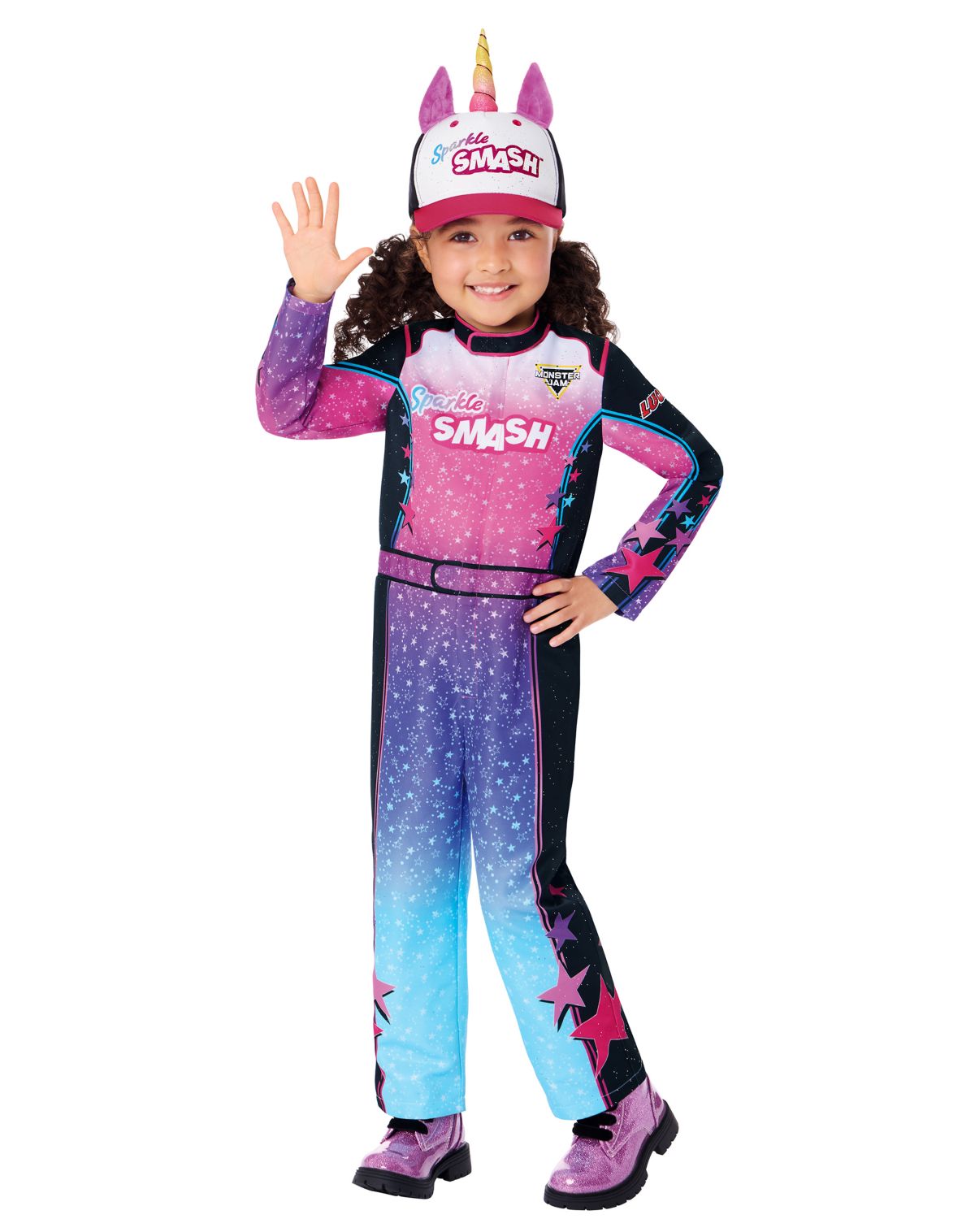 Toddler Monster Jam Sparkle Smash Costume