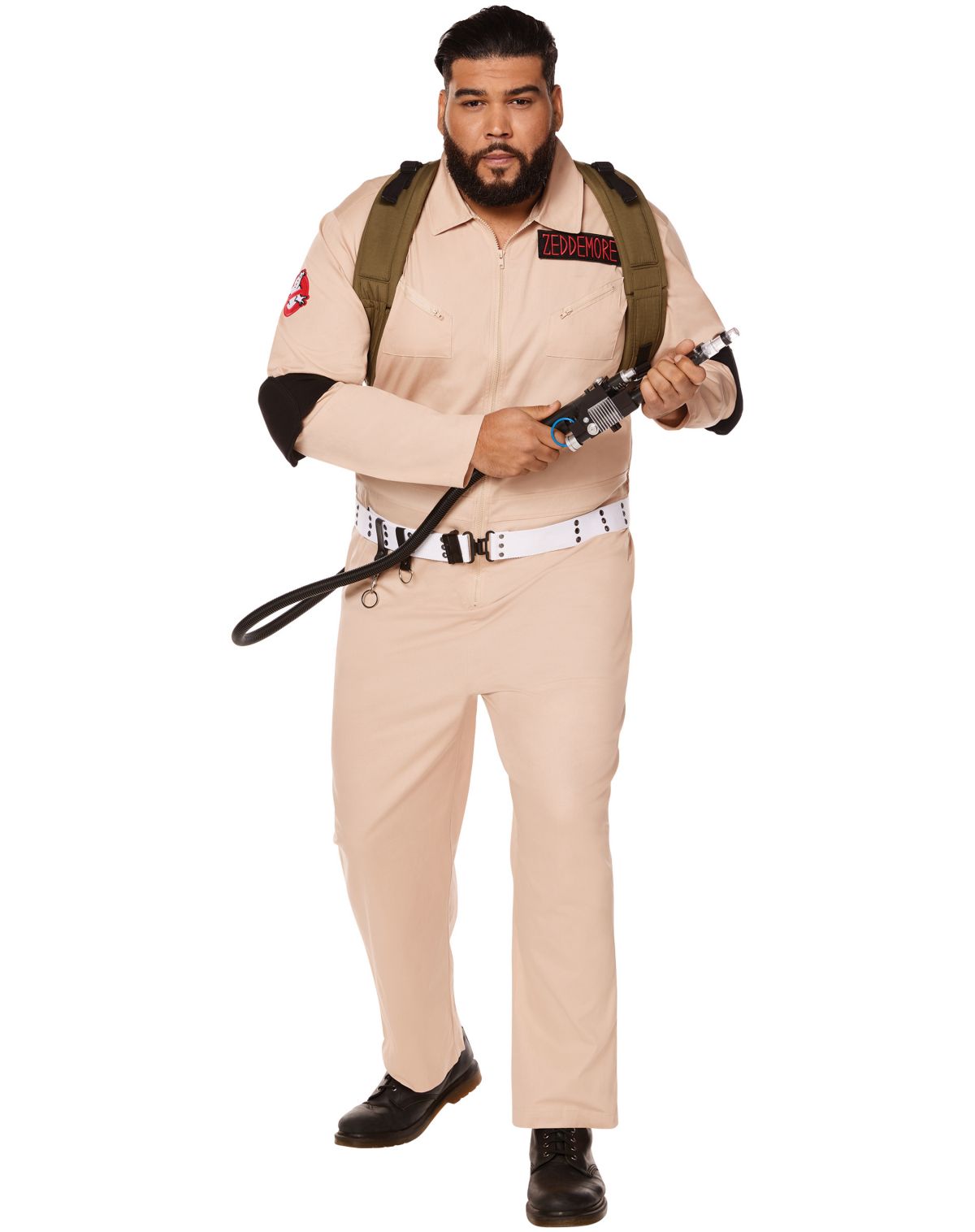 Adult Mens Ghostbusters One Piece Plus Size Costume - Ghostbusters Classic