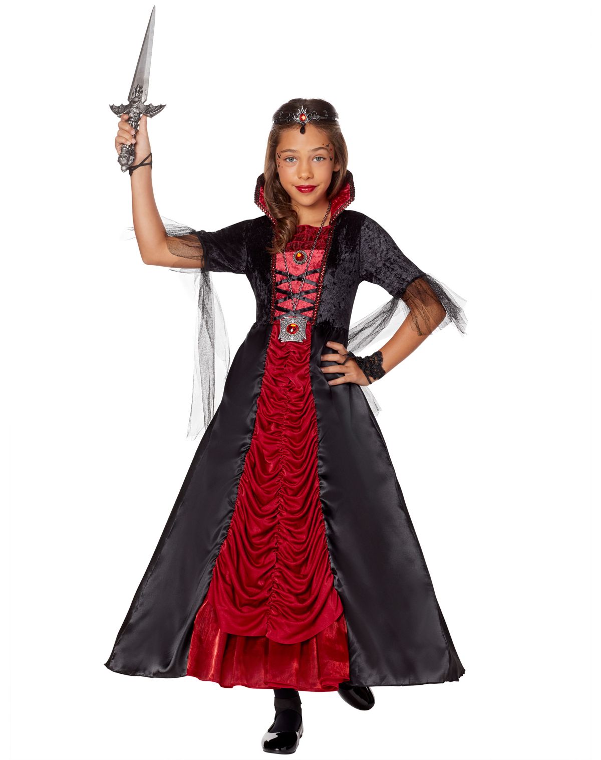 Kids Royal Vampiress Dress Costume