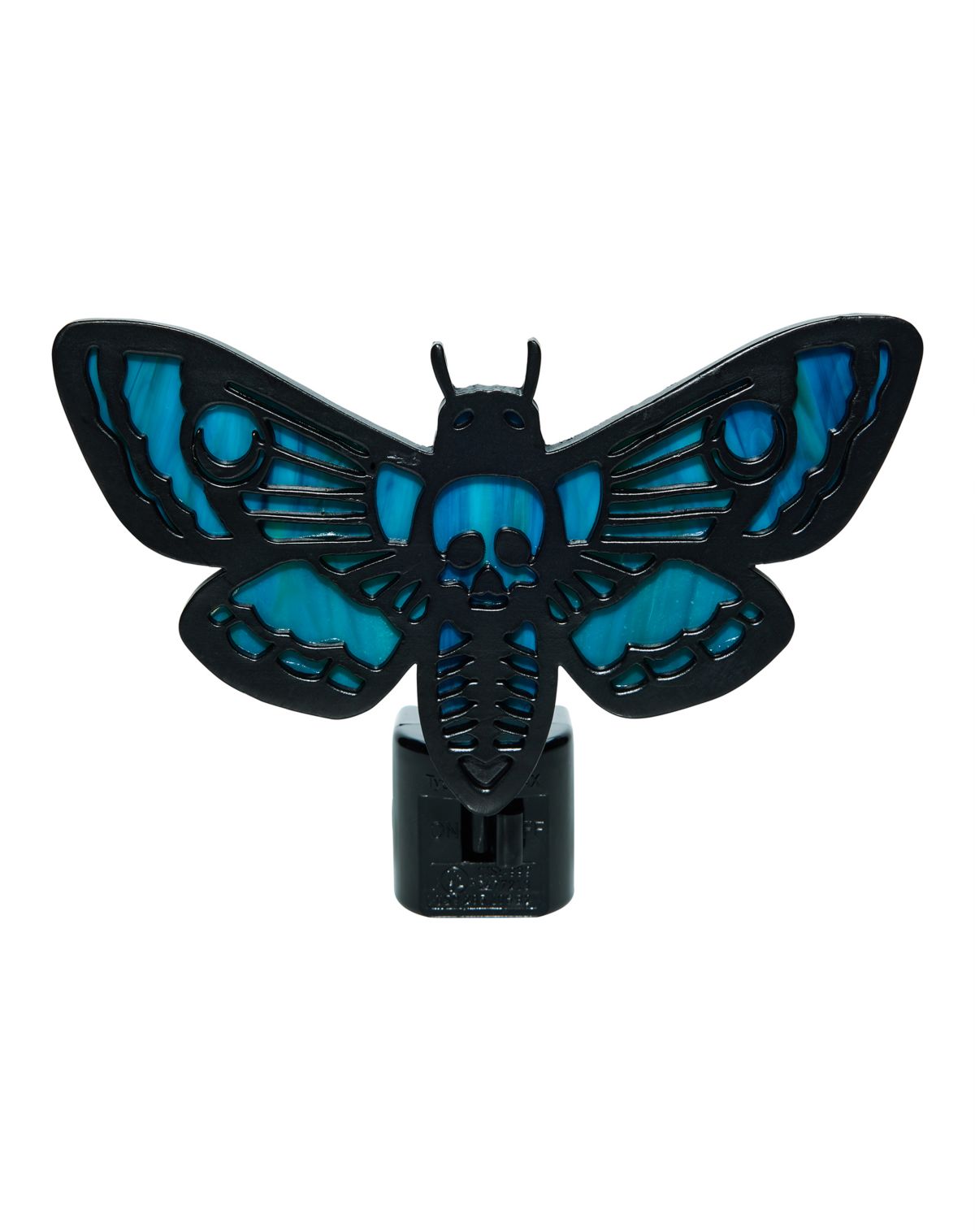 Stained Glass Death Moth Nightlight