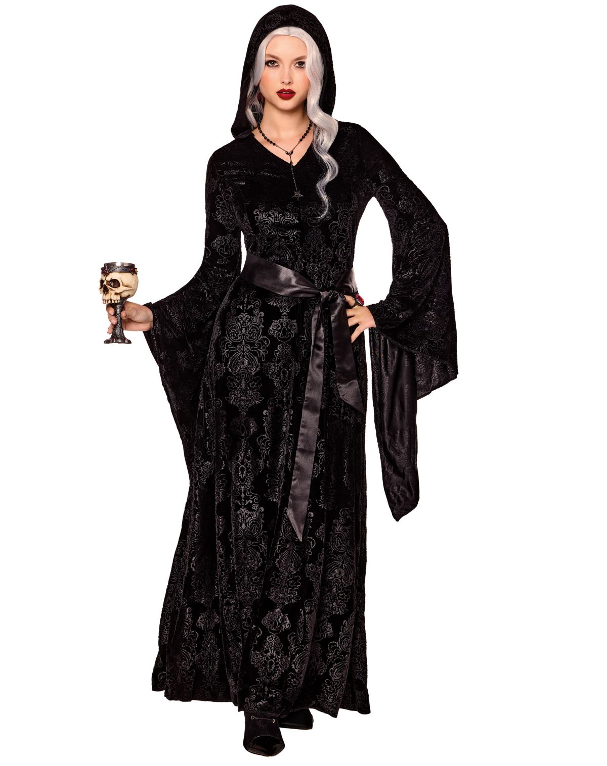 Velvet Hooded Robe
