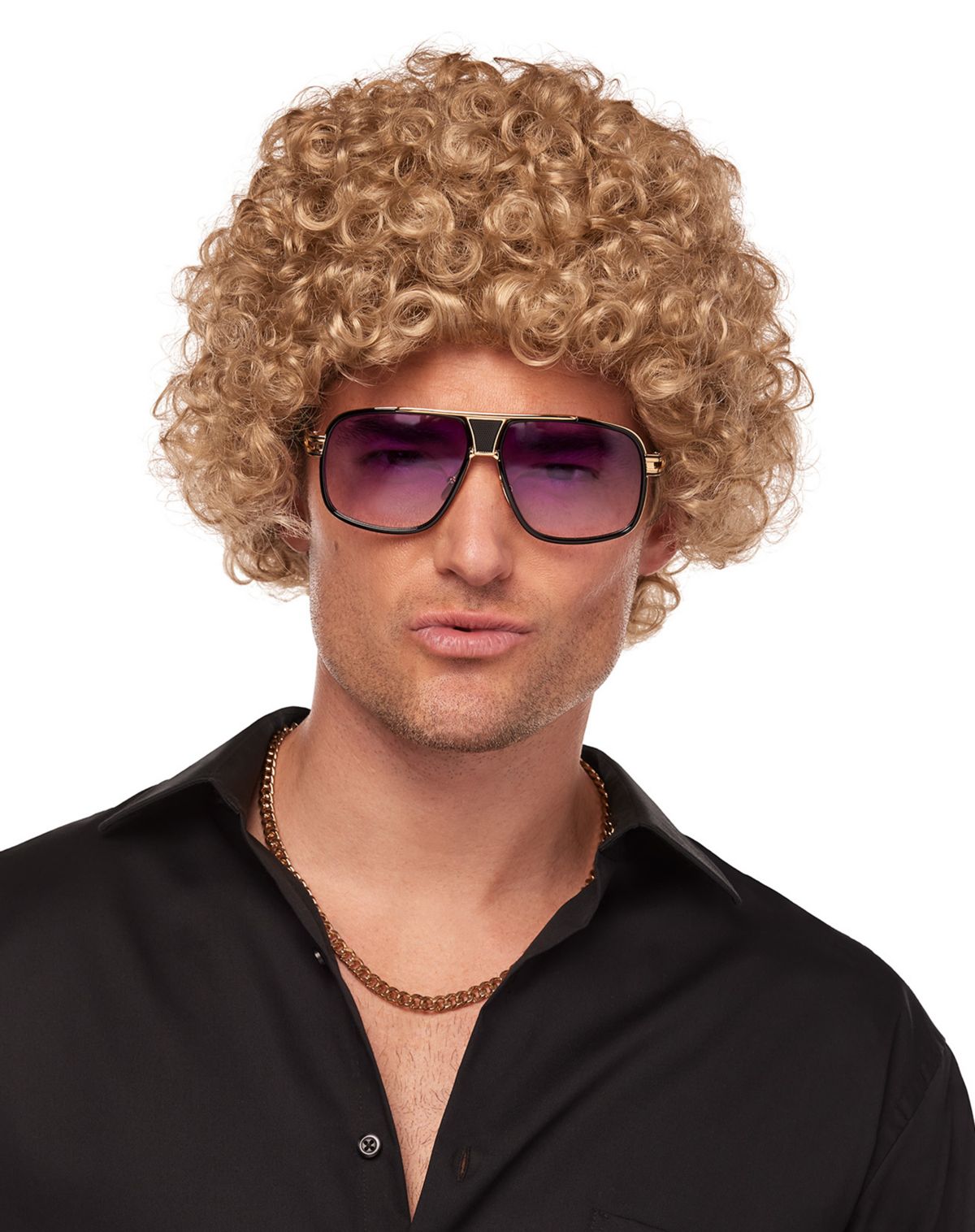 Blonde Curly Wig