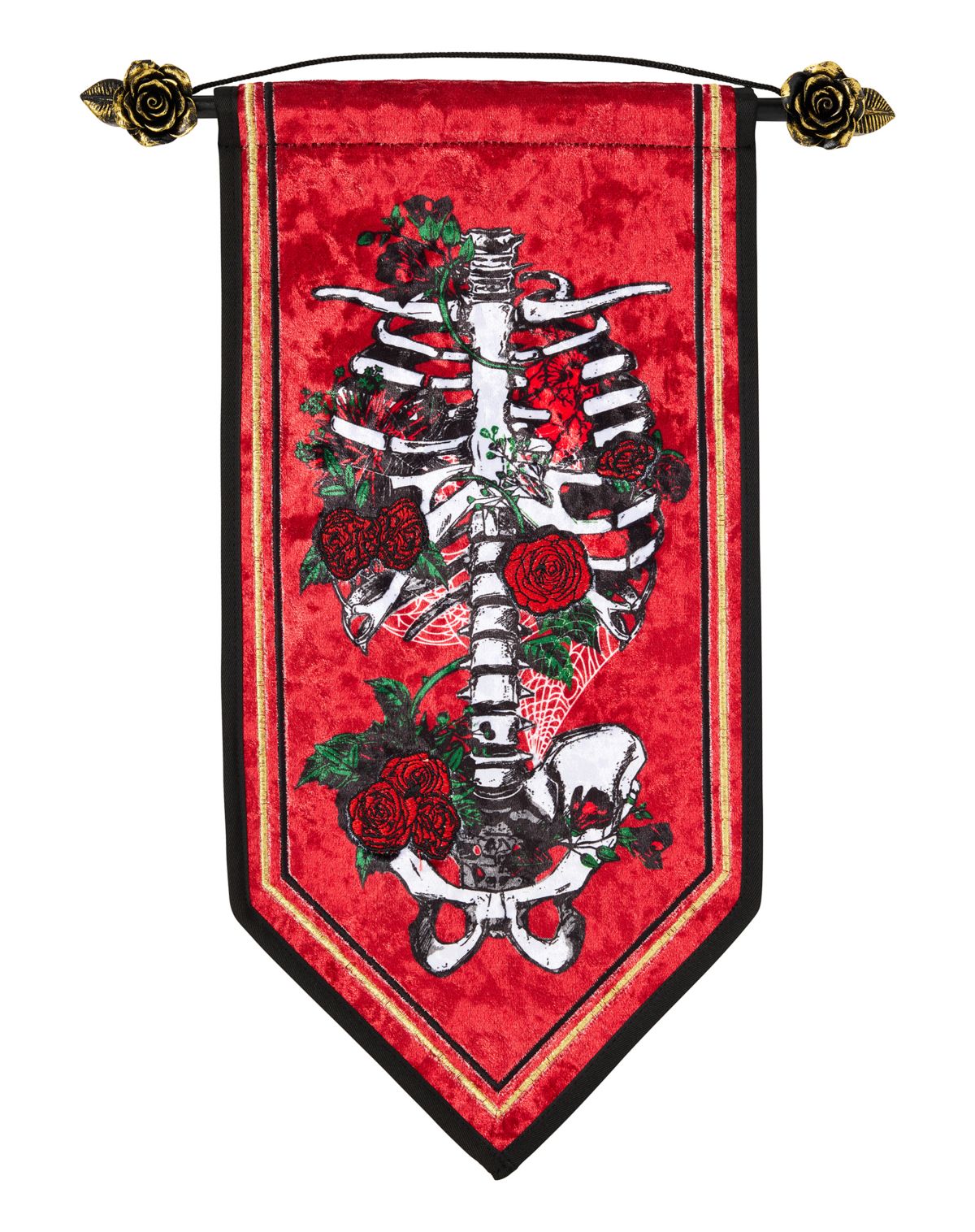 Rose Ribcage Banner