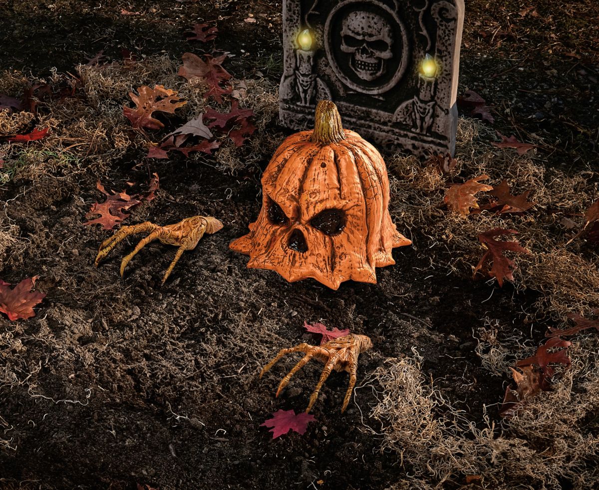 Ground Breaking Rotten Pumpkin Decoration