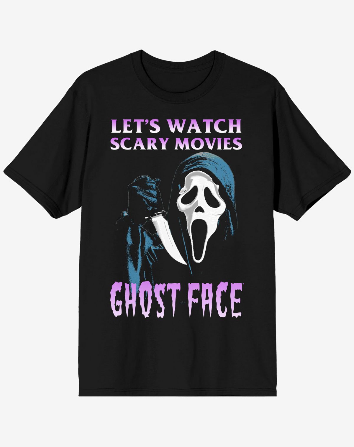 Ghost Face Let's Watch Scary Movies T Shirt