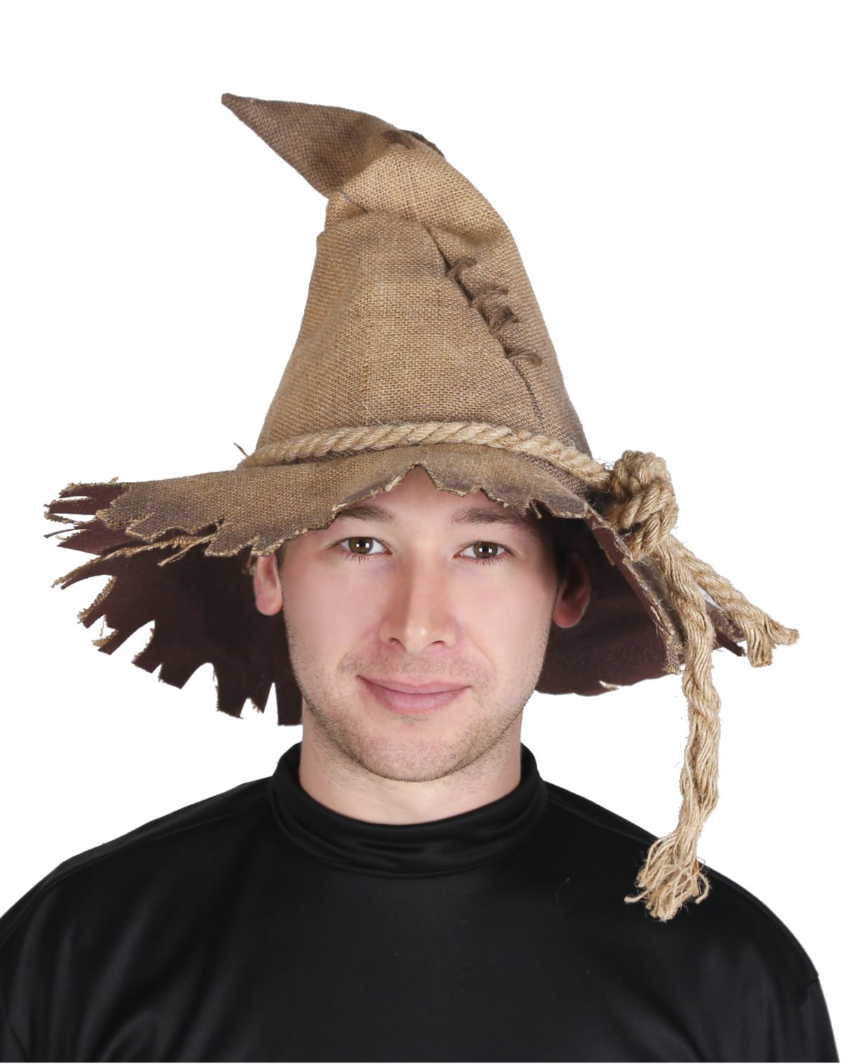 Burlap Scarecrow Hat