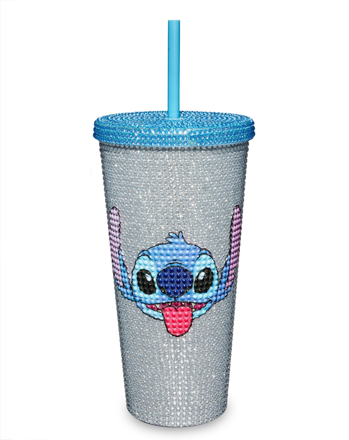 Rhinestone Stitch Cup with Straw 20 oz. - Lilo & Stitch