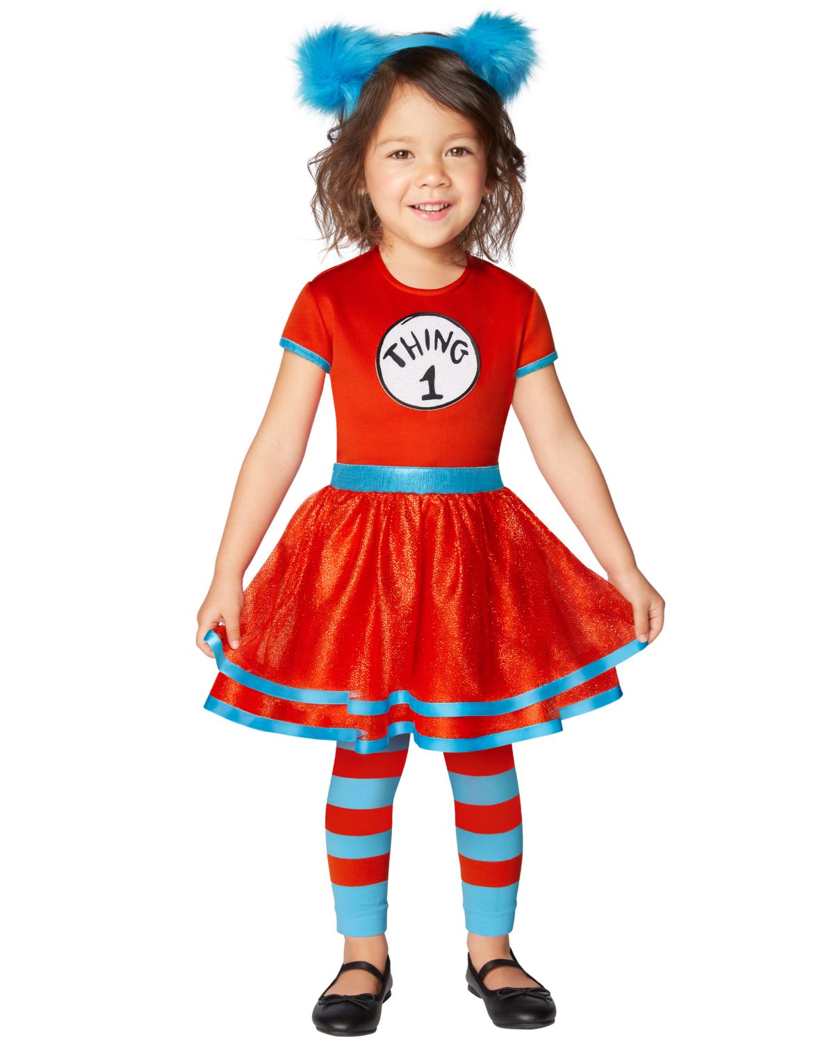 Toddler Thing 1 and Thing 2 Dress Costume u2013 Dr. Seuss