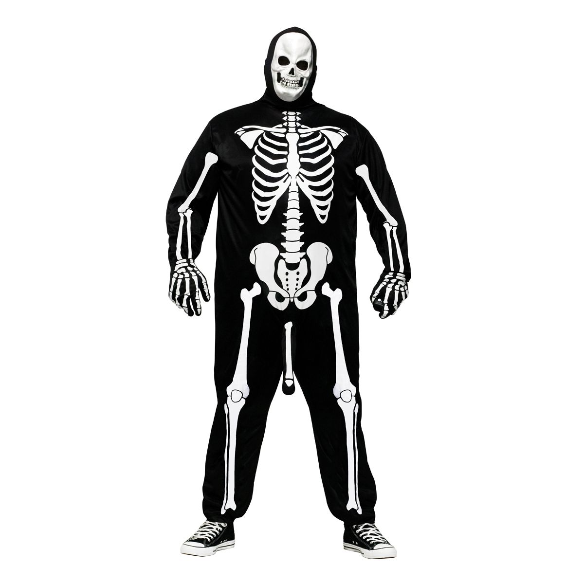 Adult Skeleboner Plus Size One Piece Costume