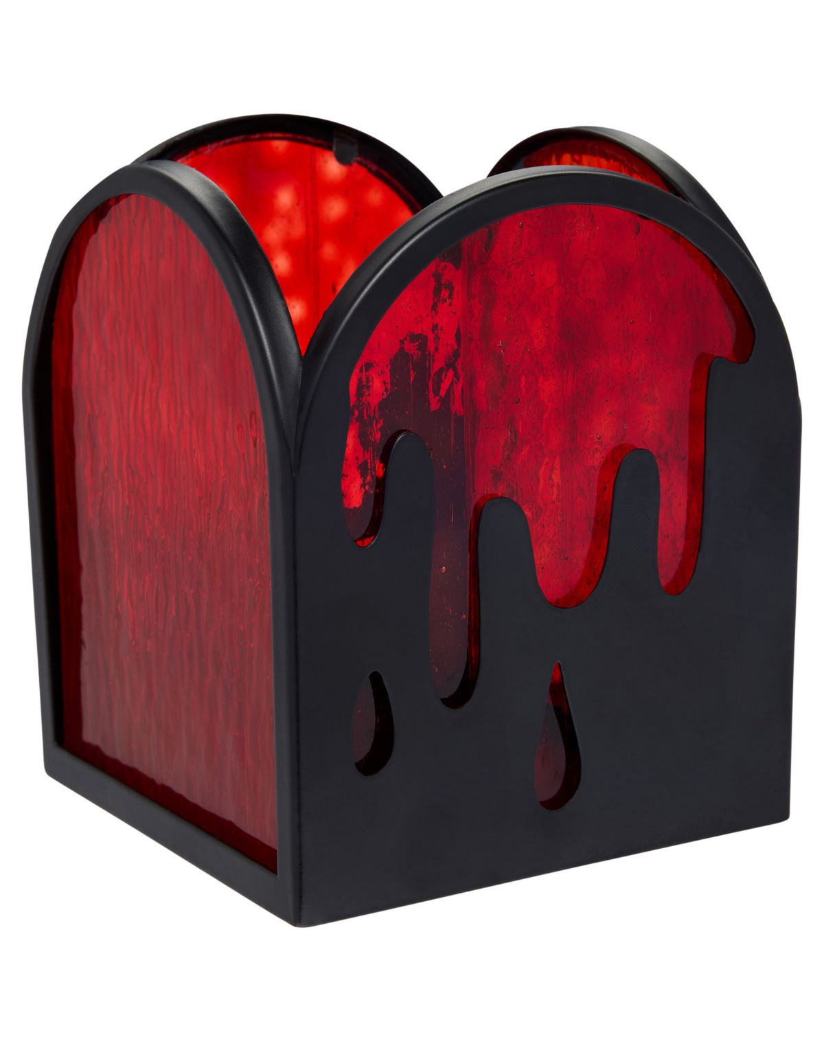 Bloody Stained Glass Votive Candle Holder