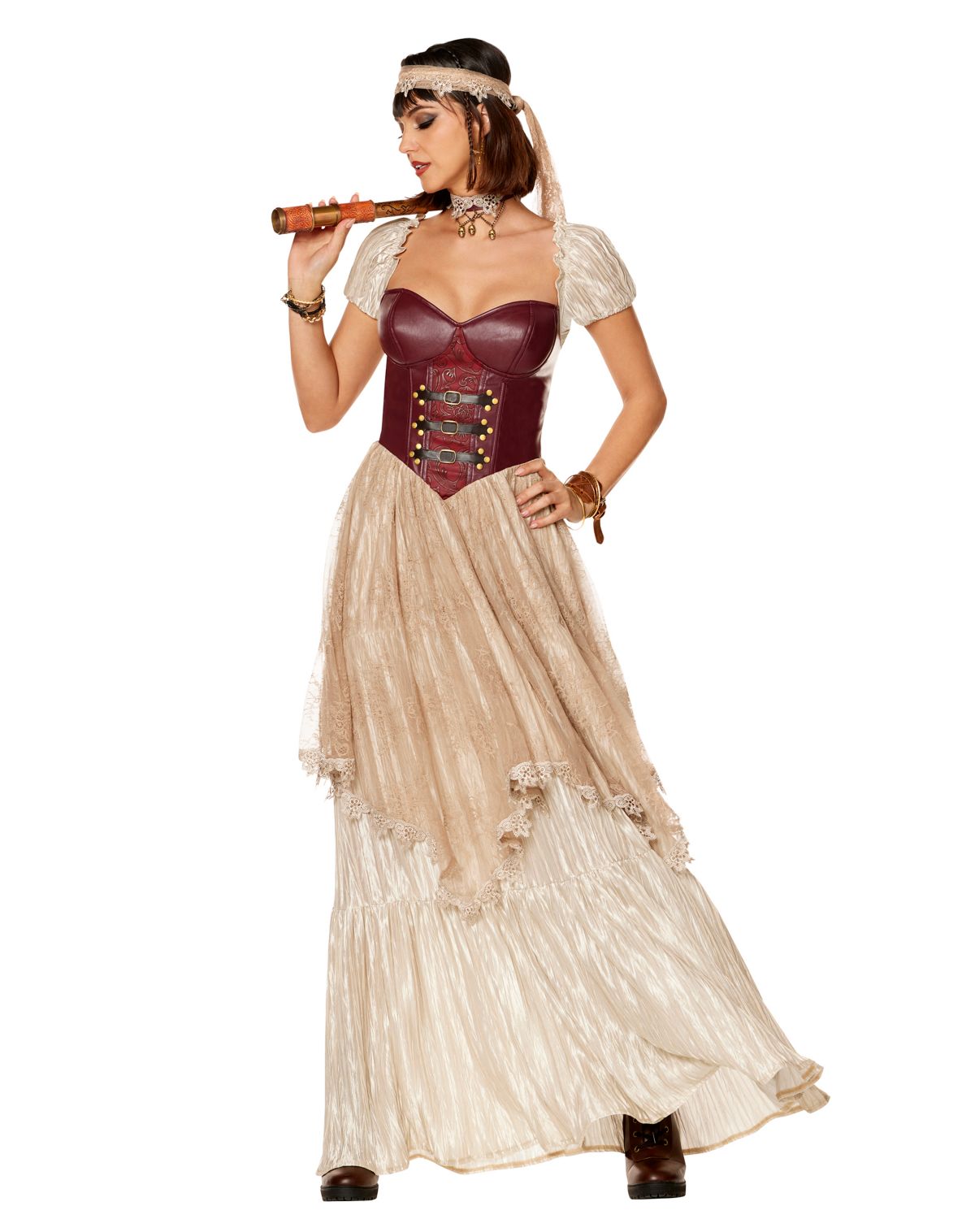 Adult Romantic Pirate Dress Costume