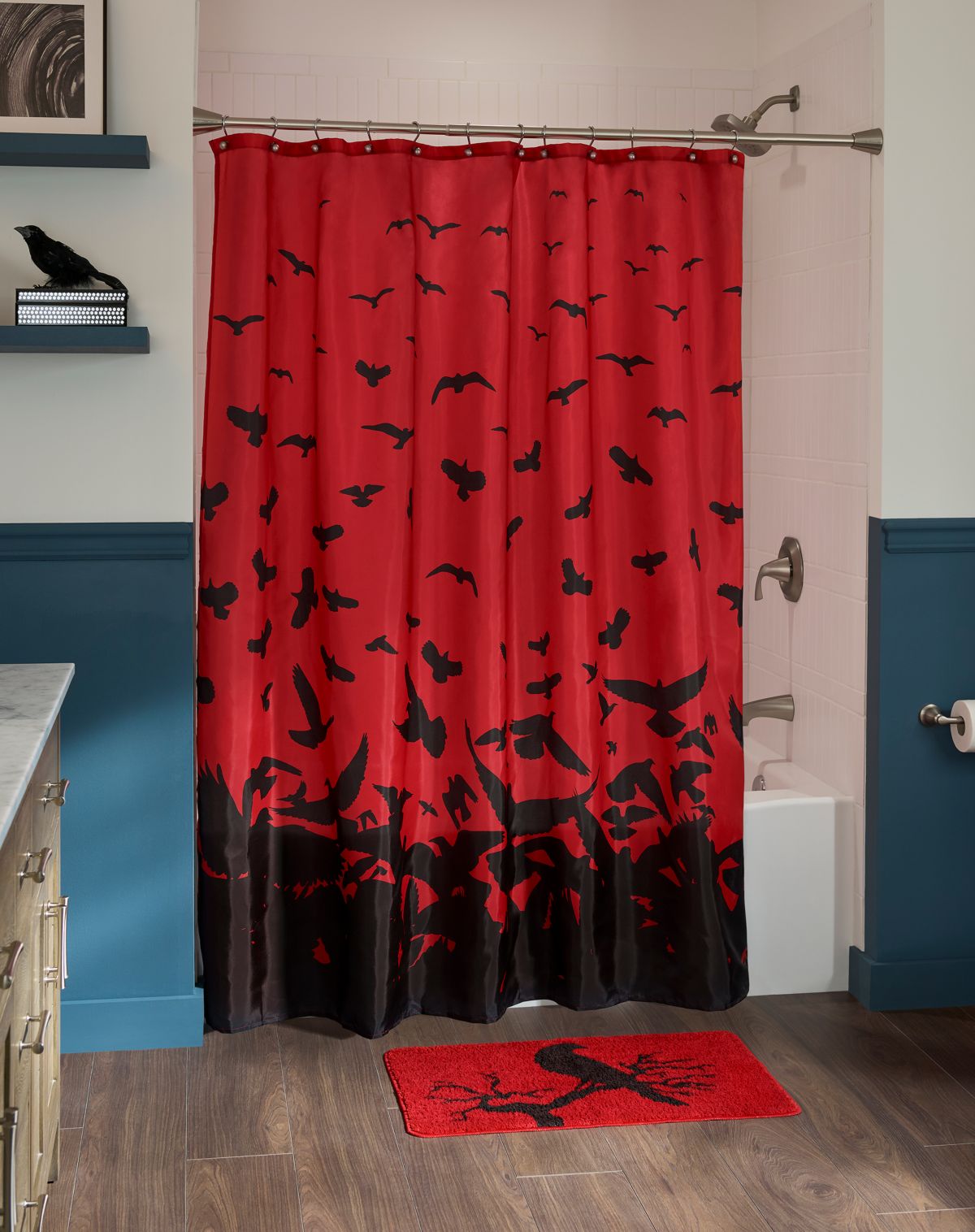 Raven Shower Curtain