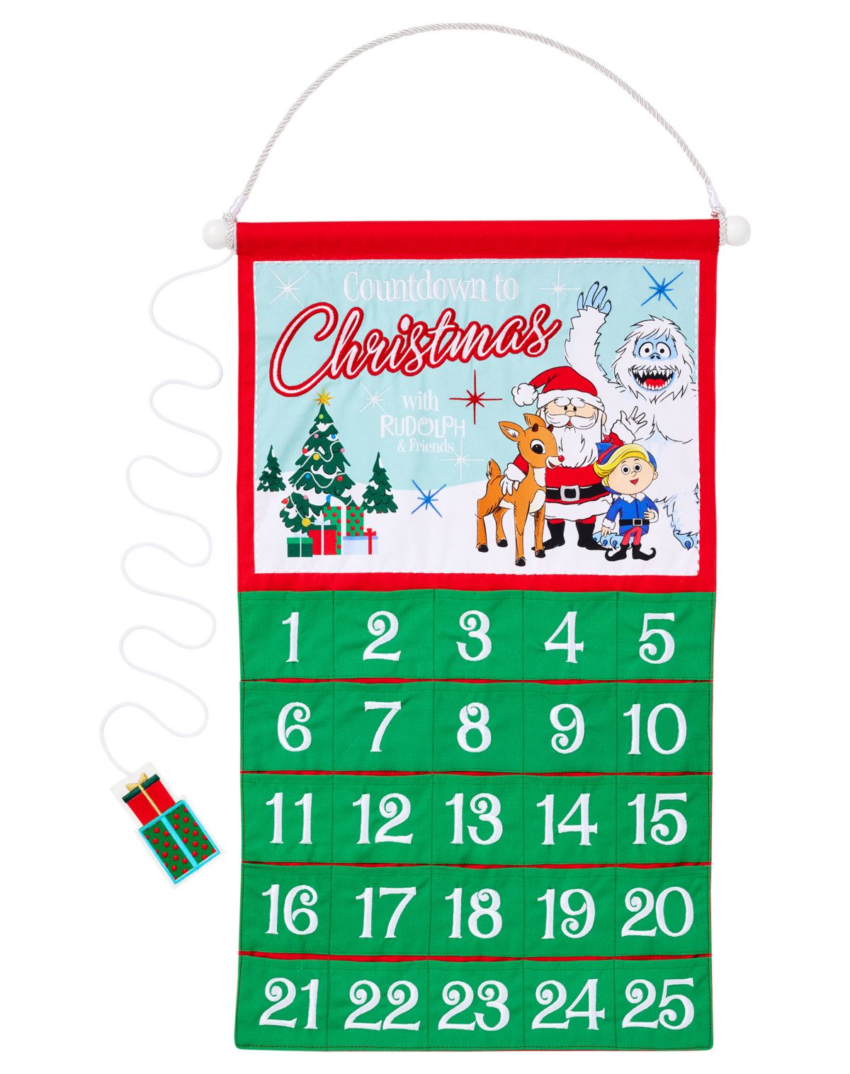 Rudolph the Red-Nosed Reindeer Hanging Advent Calendar