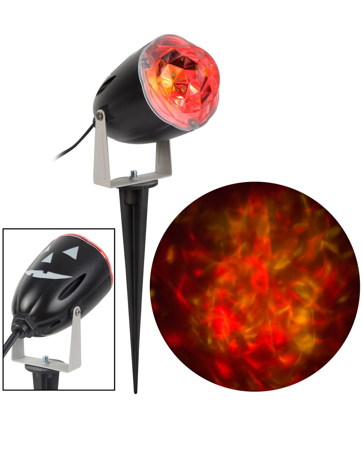 Red Fire and Ice LED Spot Light
