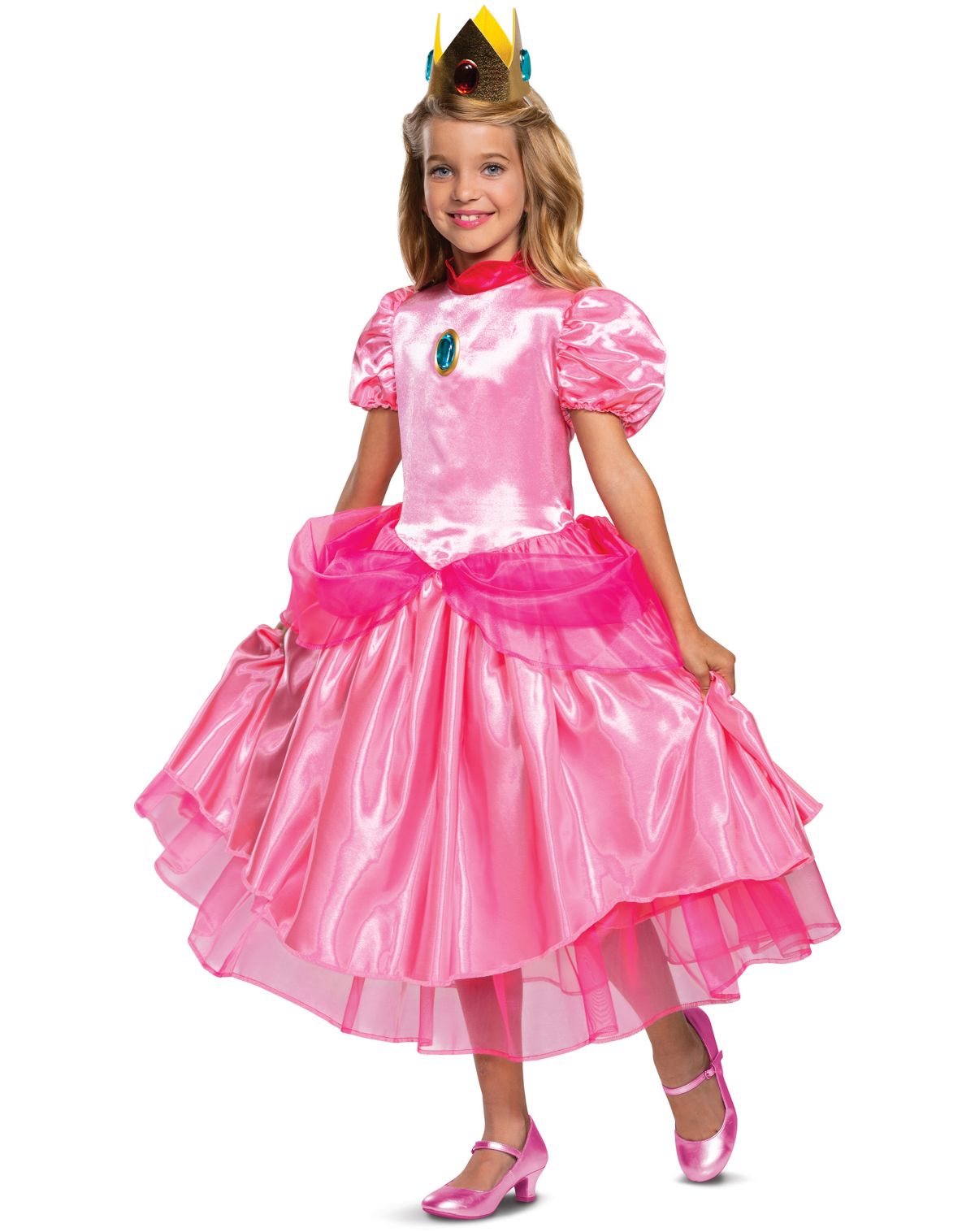 Kids Princess Peach Costume Deluxe - Mario Bros.