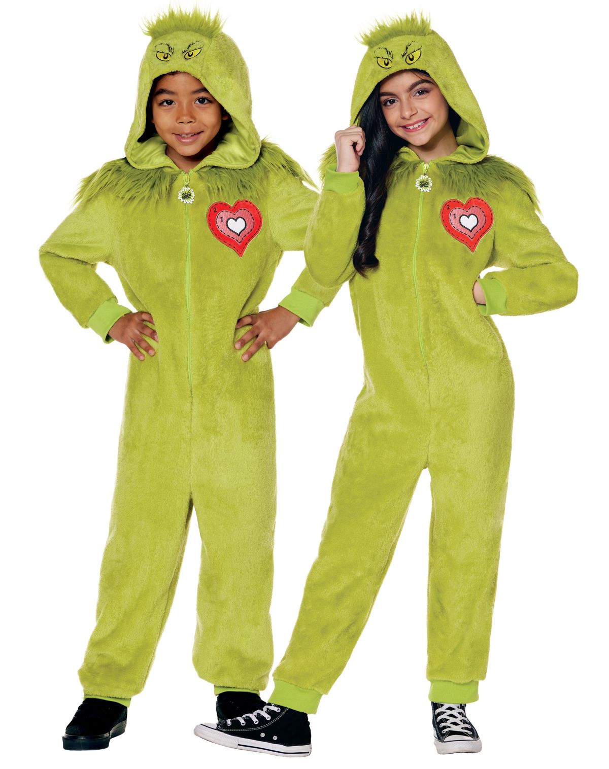 Kids The Grinch Jumpsuit Costume - Dr. Seuss
