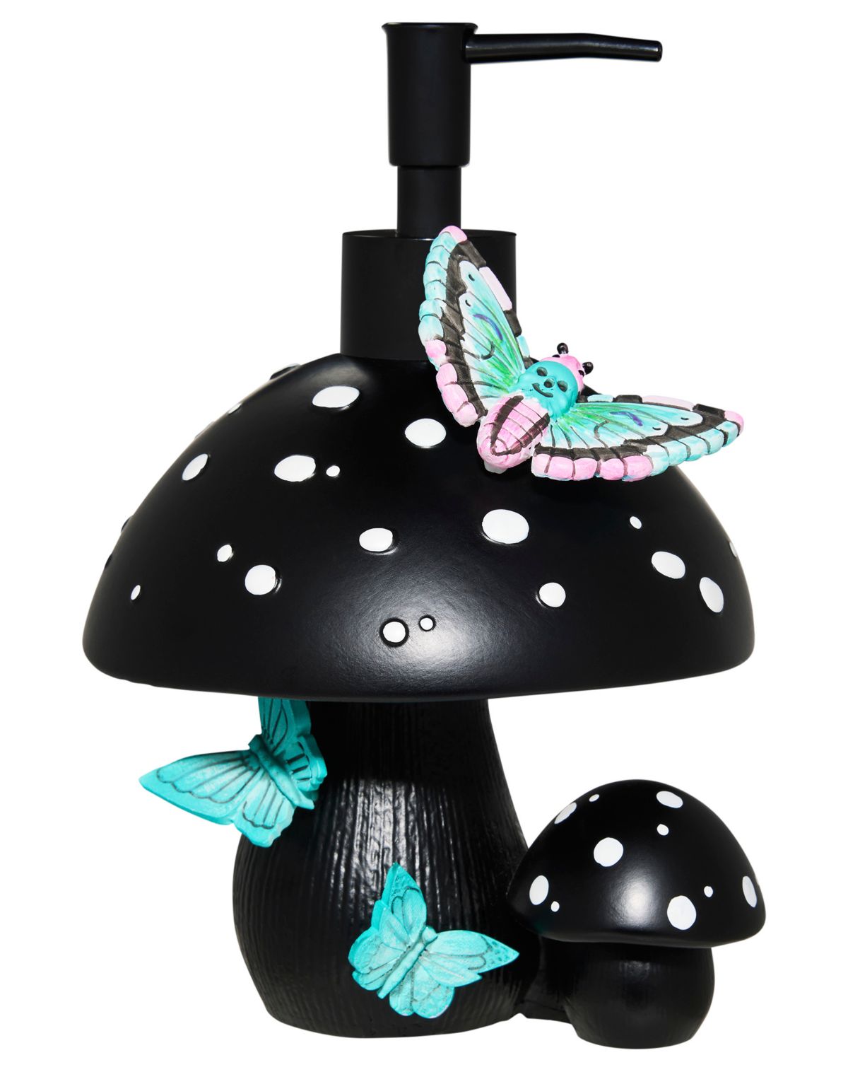 Mushroom and Butterfly Soap Dispenser
