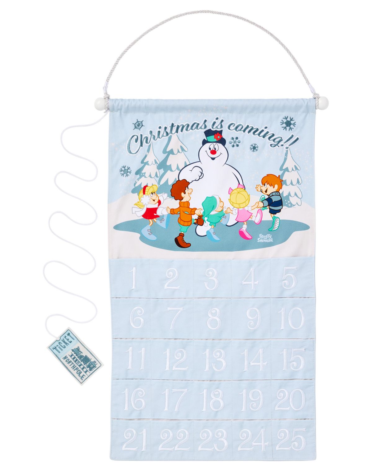 Frosty the Snowman Hanging Advent Calendar