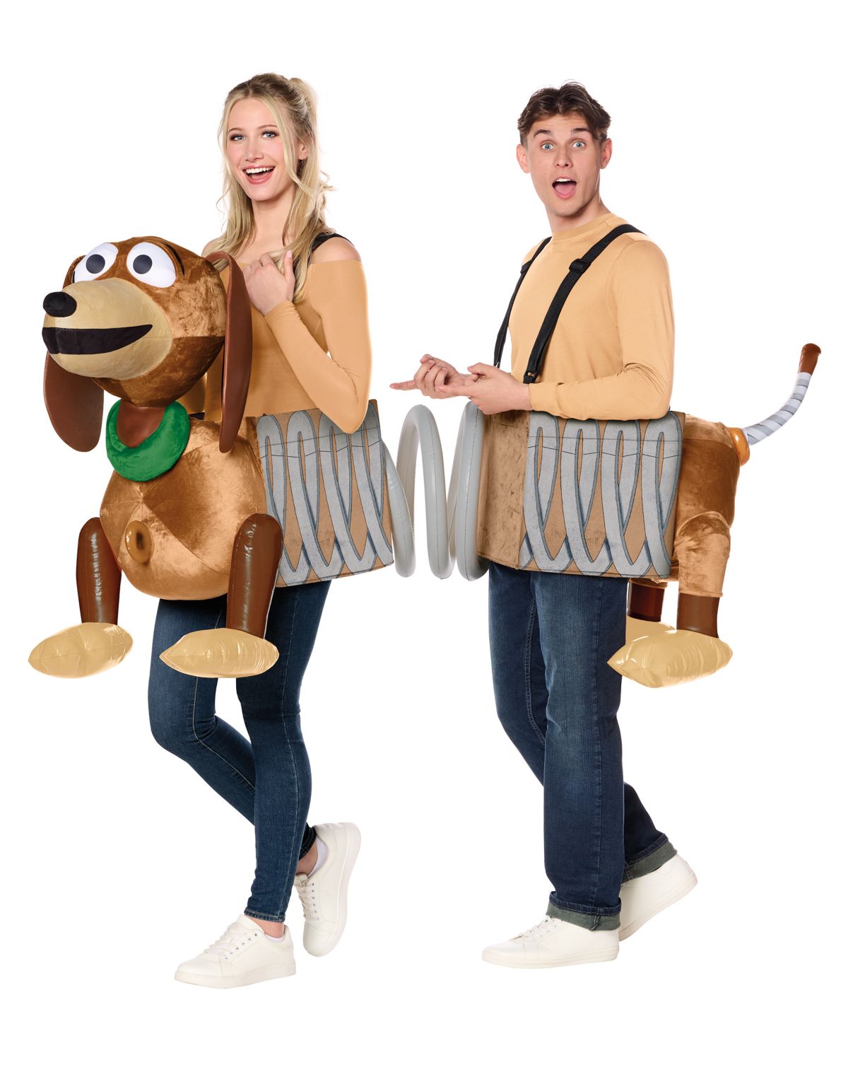 Adult Slinky Dog Ride-Along Duo Costume - Toy Story