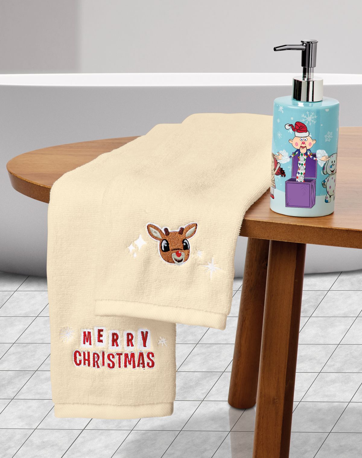 Rudolph and Misfit Toys 3 Piece Bath Set - Rudolph the Red-Nosed Reindeer