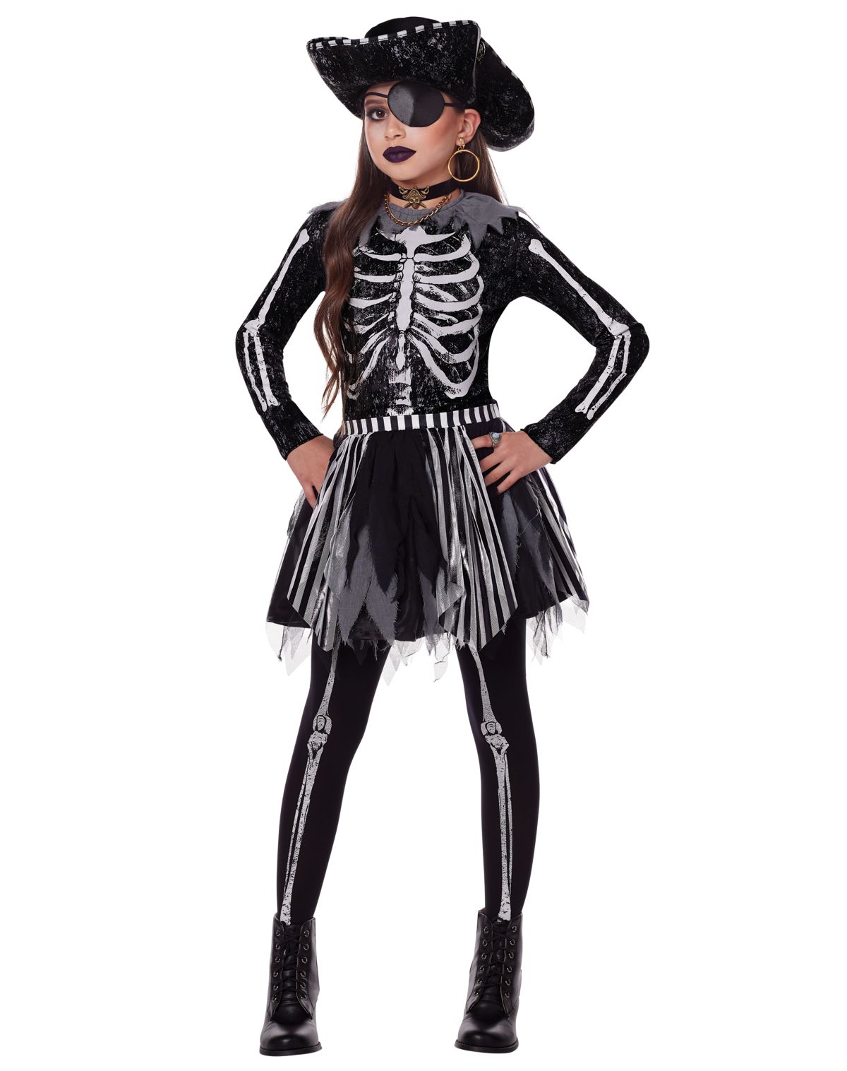 Kids Skeleton Pirate Costume