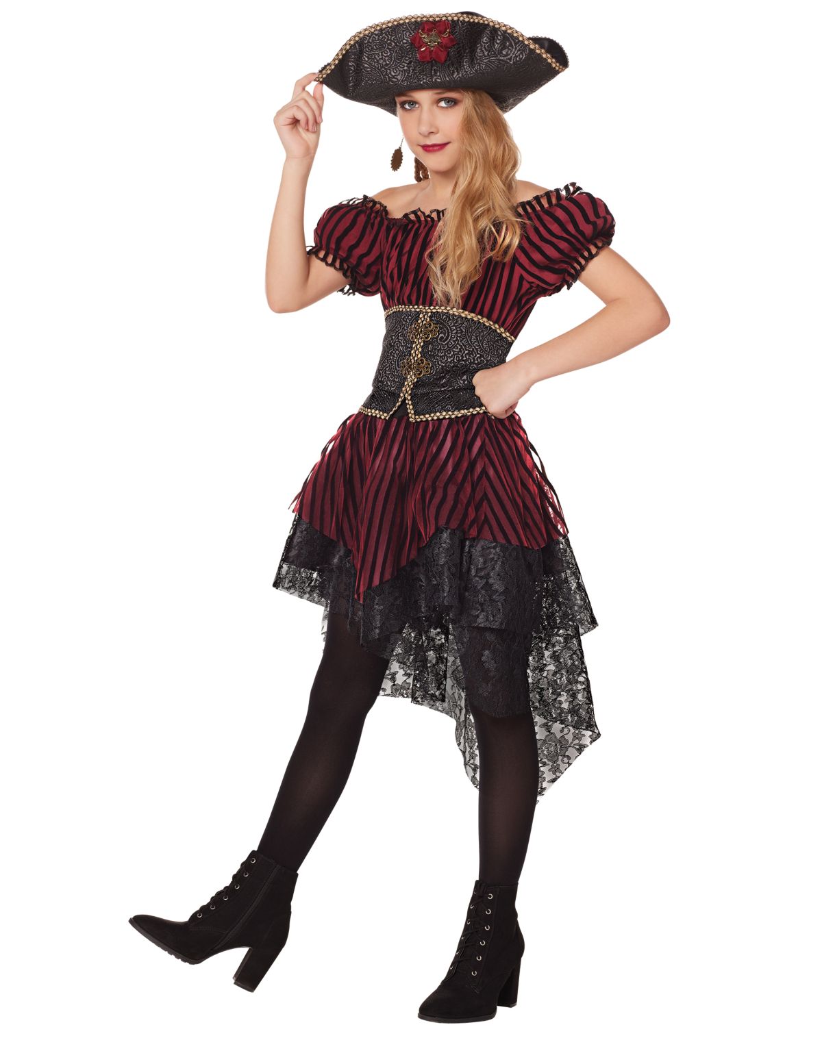 Kids Buccaneer Beauty Pirate Costume