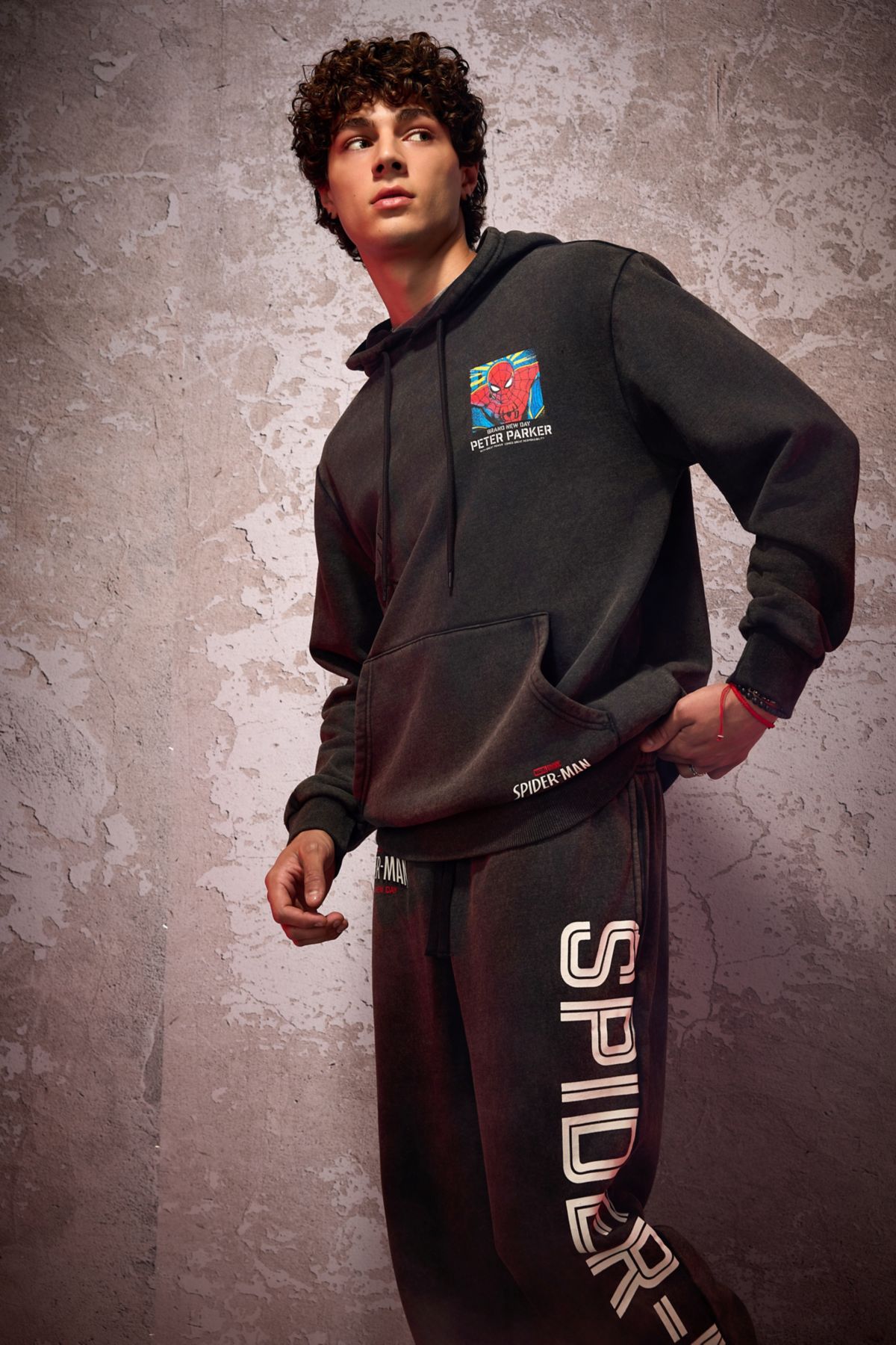 Spider-Man Brand New Day Washed Hoodie - Marvel