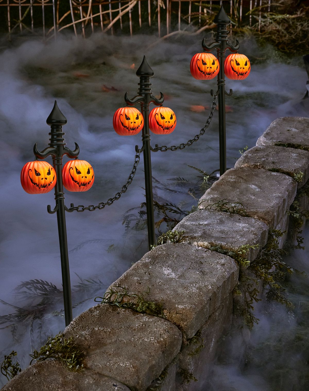 Jack-O-Lantern Lawn Stakes