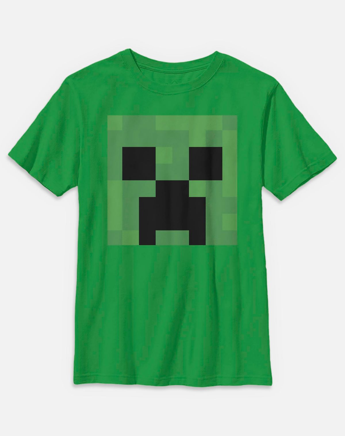 Kids Green Creeper T Shirt - Minecraft