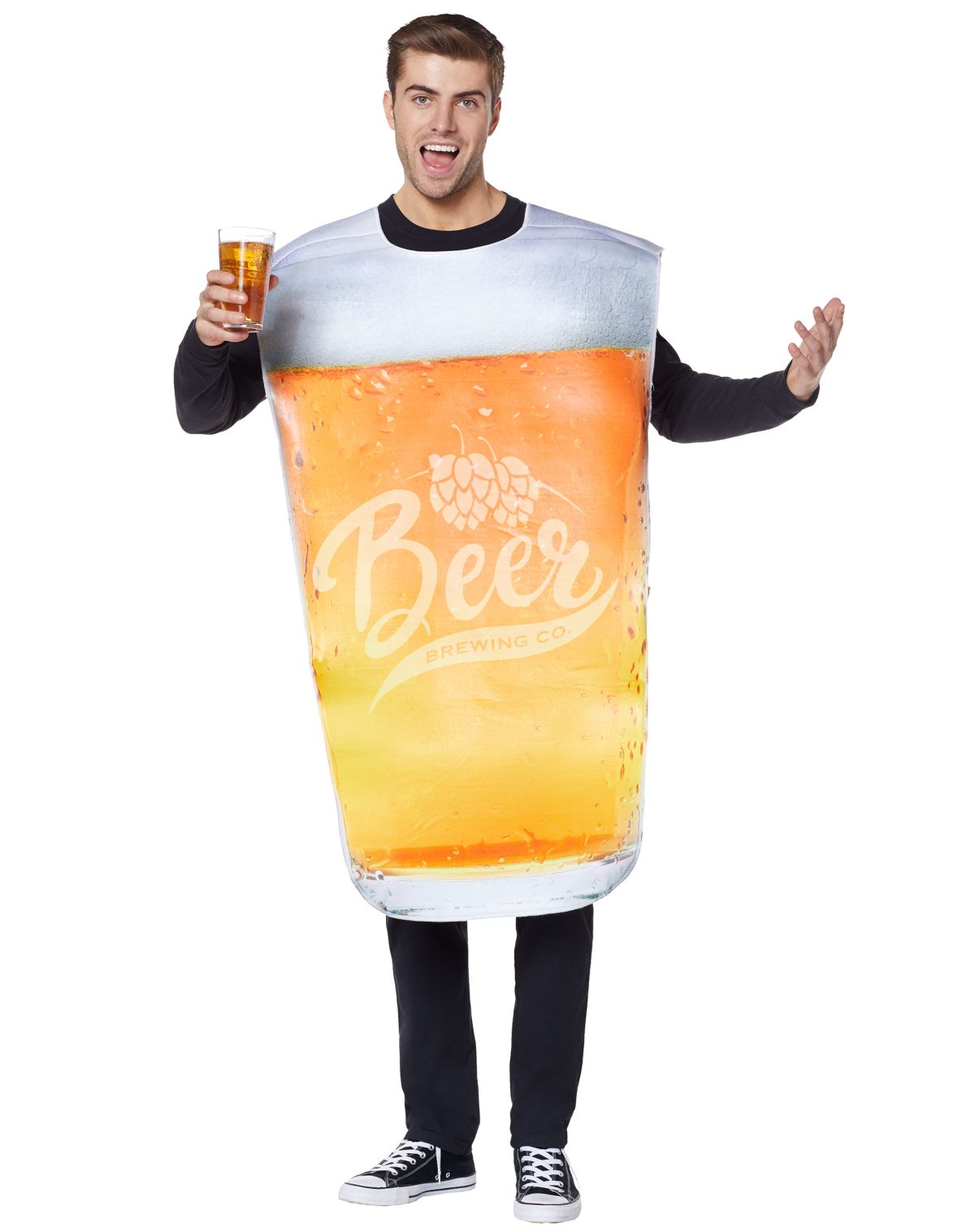 Oktoberfest Adult Pint Glass Beer Costume
