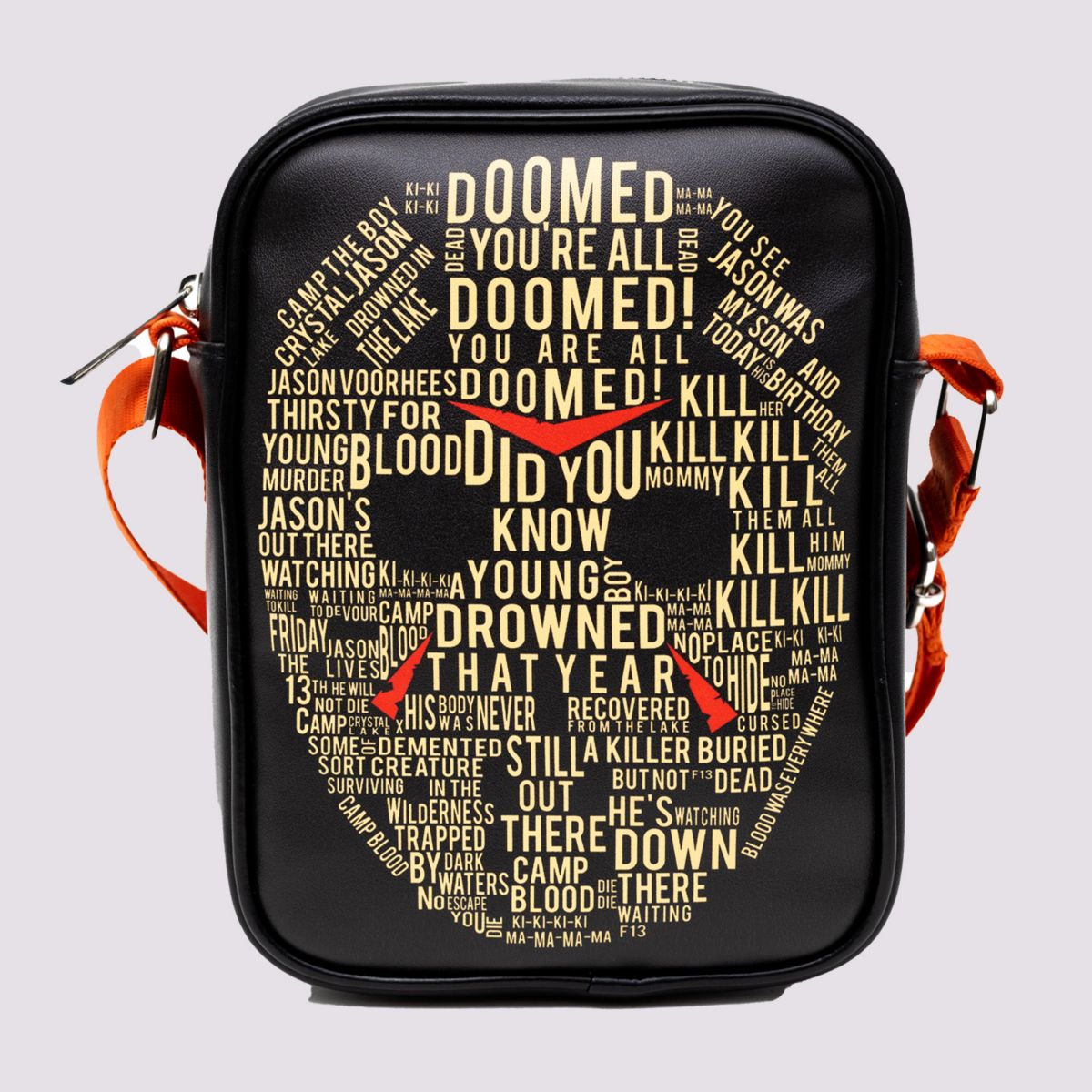 Buckle-Down Jason Voorhees Flat Crossbody Bag - Friday the 13th