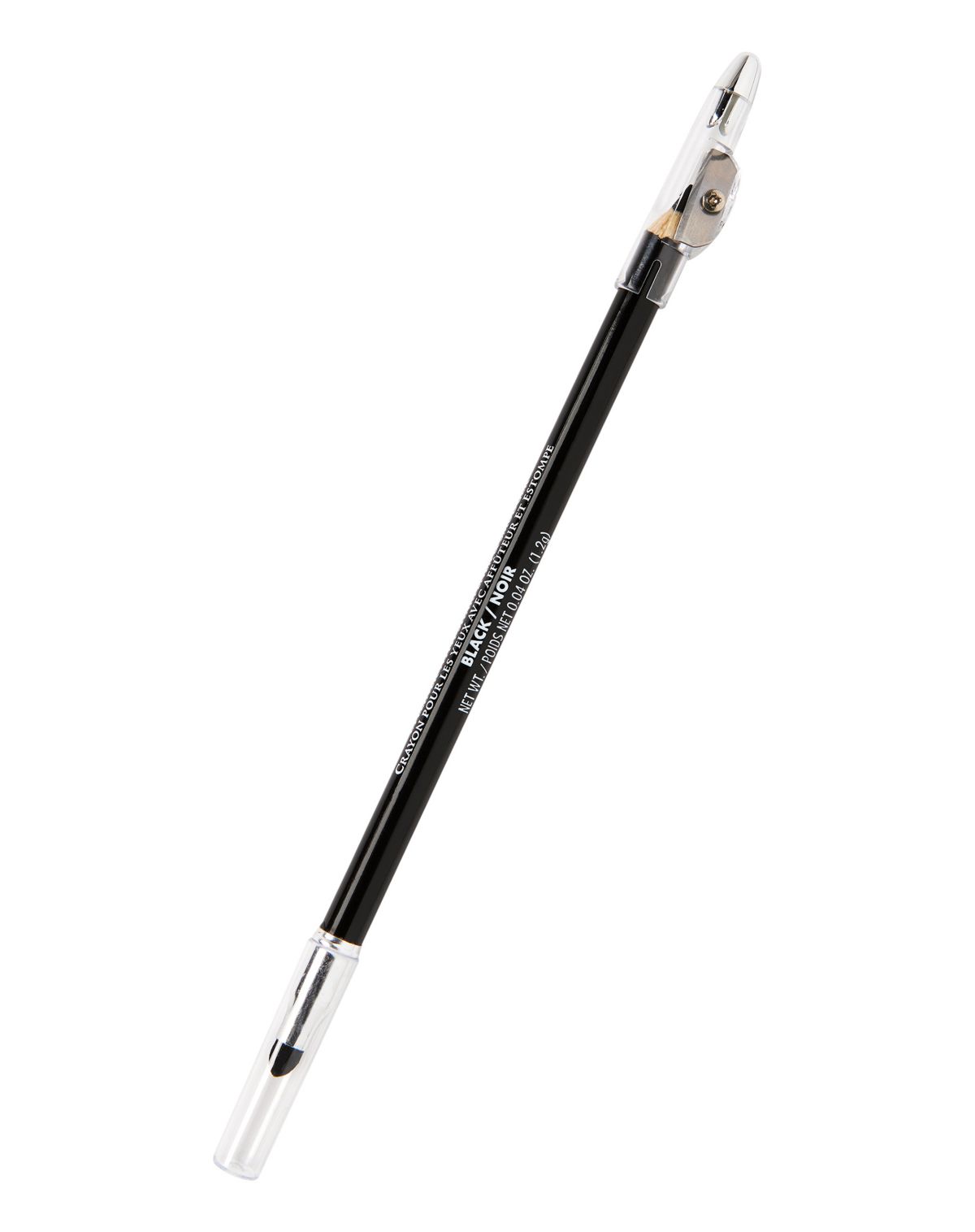Double-Sided Black Eyeliner Pencil with Smudger