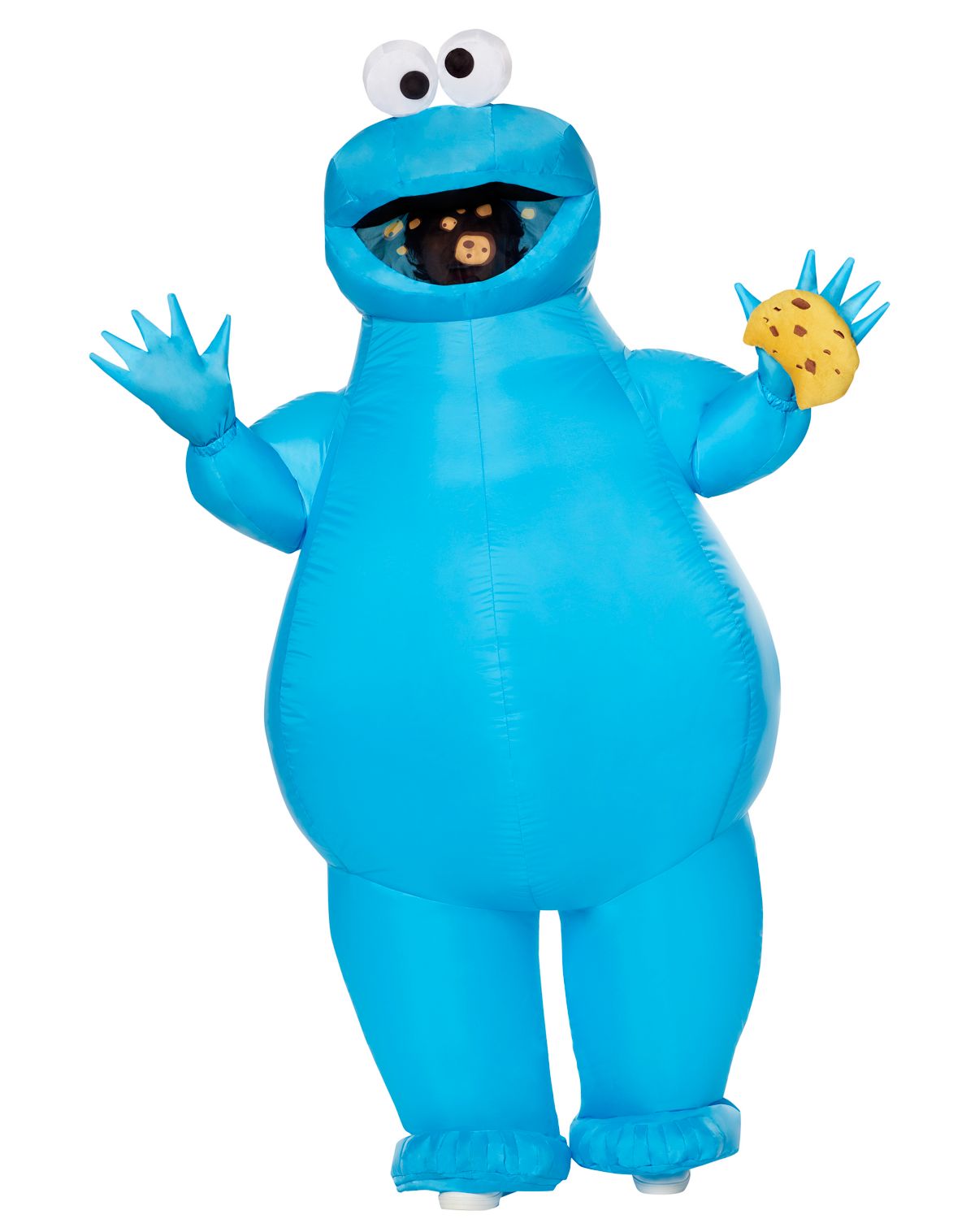 Adult Cookie Monster Inflatable Costume - Sesame Street