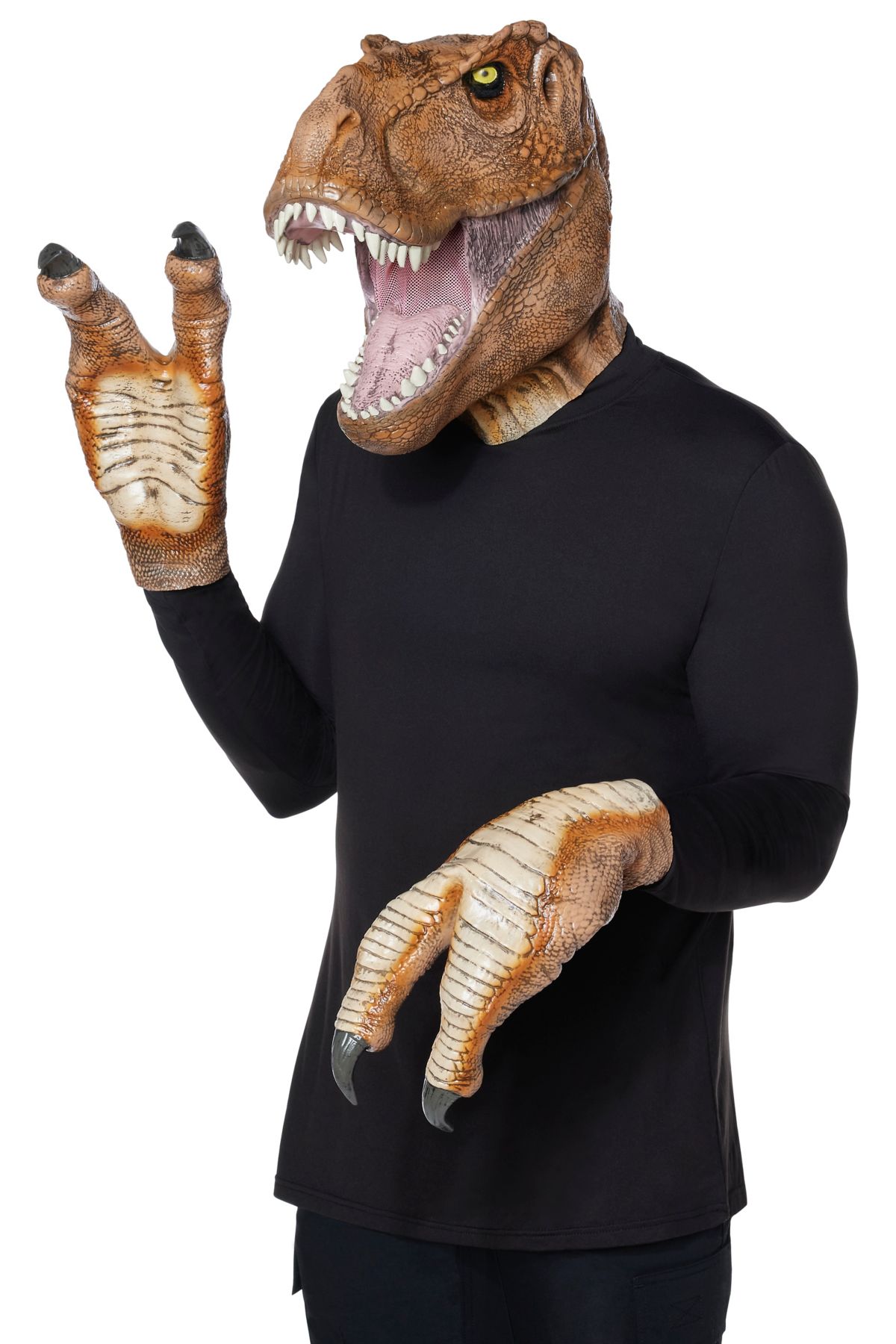 T-Rex Full Mask and Claws Set - Jurassic Park