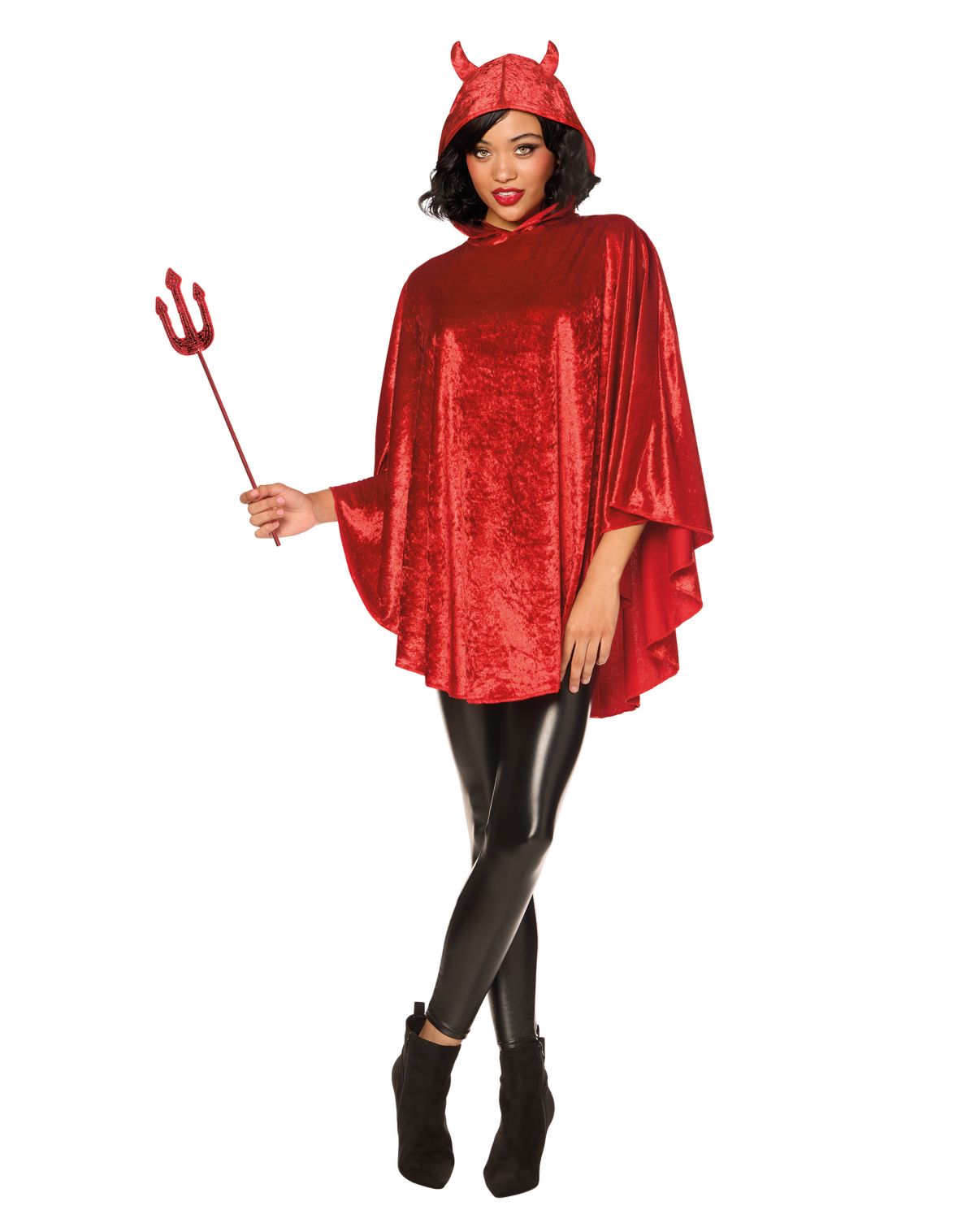 Adult Red Devil Poncho