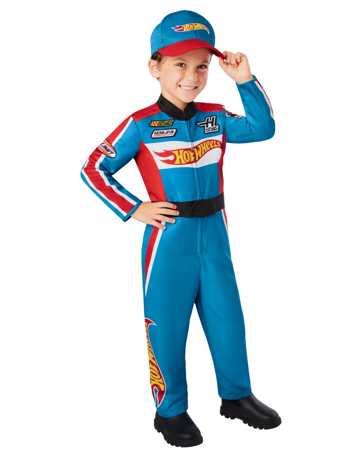Toddler Hot Wheels Driver Jumpsuit Costume