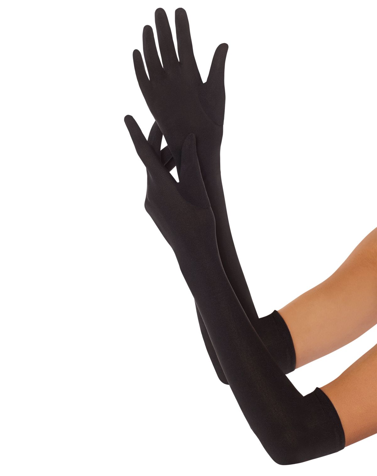 Long Black Gloves
