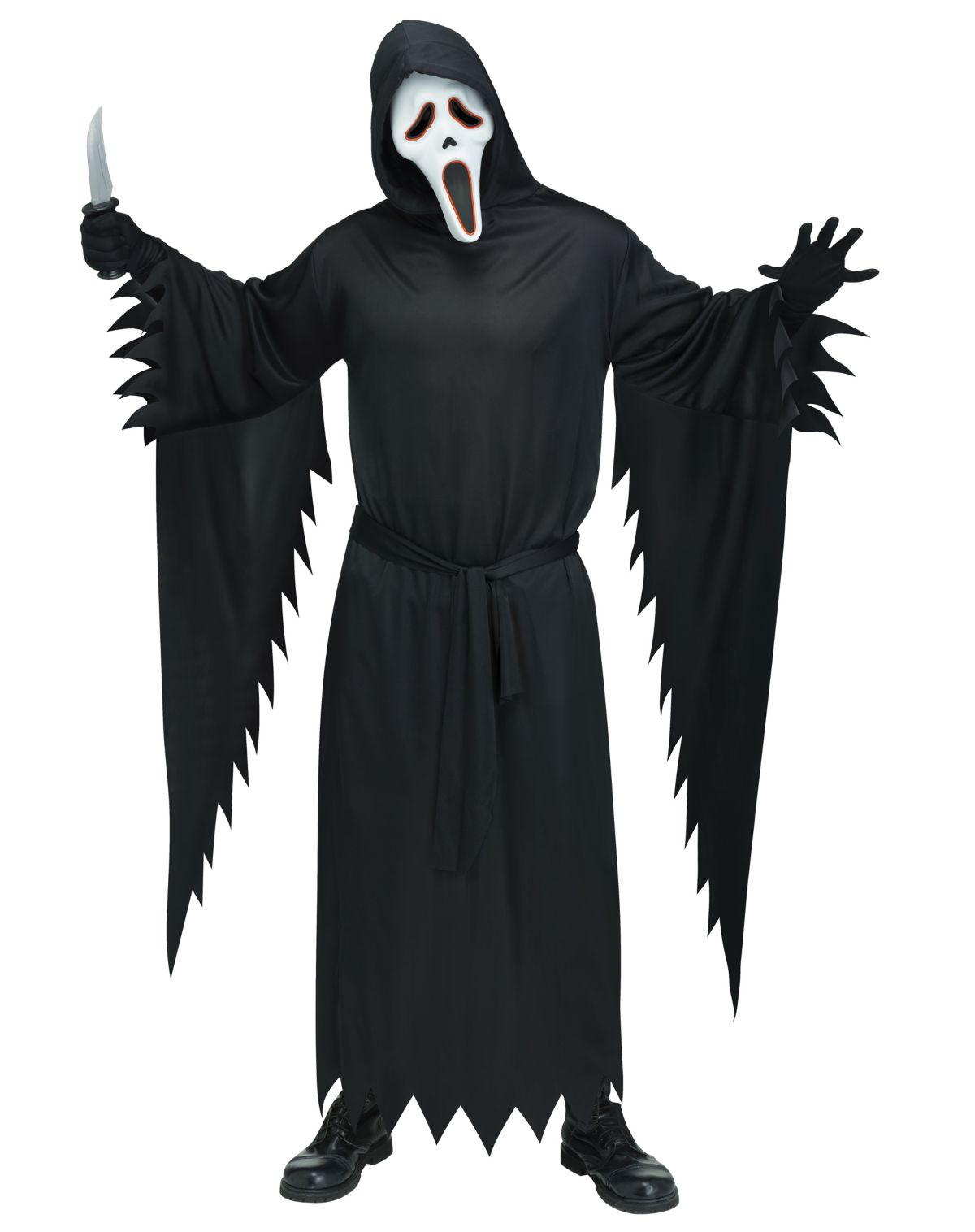 Adult Light-Up Ghost Face Costume