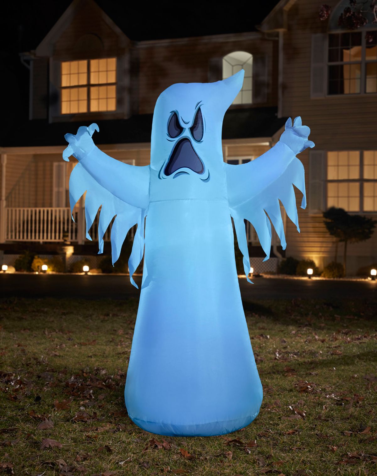8 Ft Light-Up Ghost Inflatable Decoration