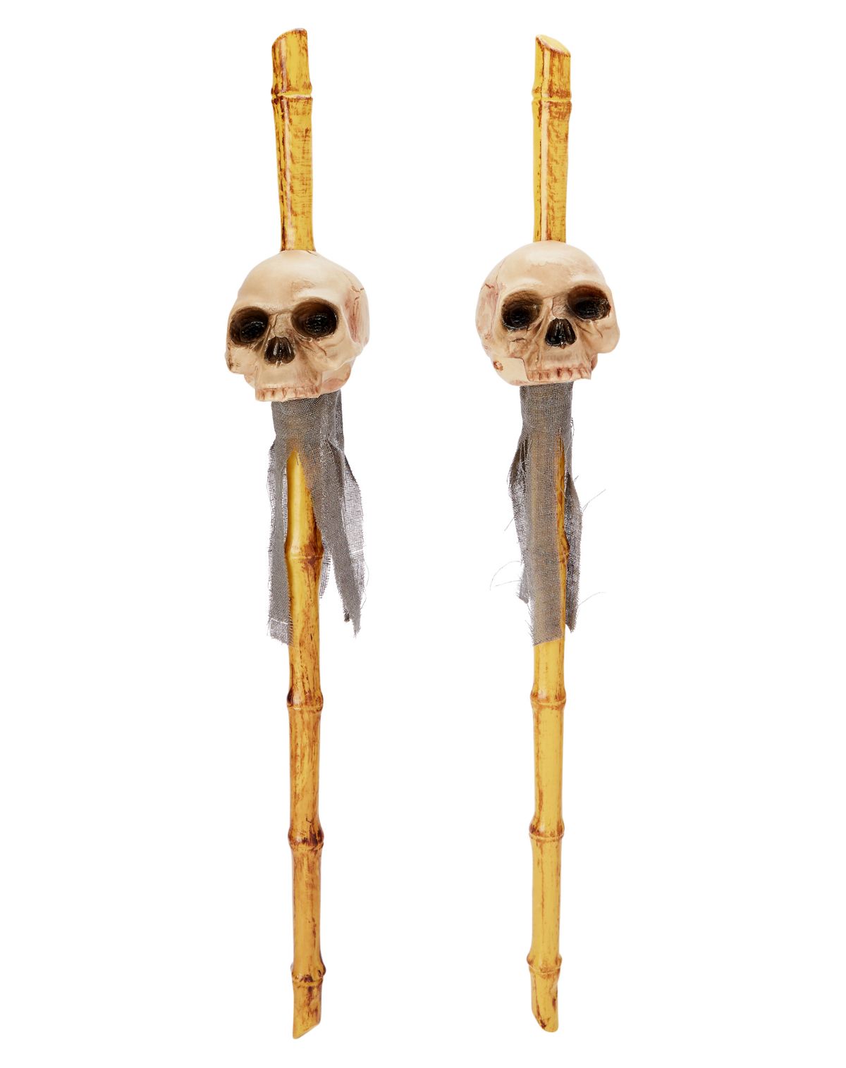 30 Inch Skull Bamboo Stakes