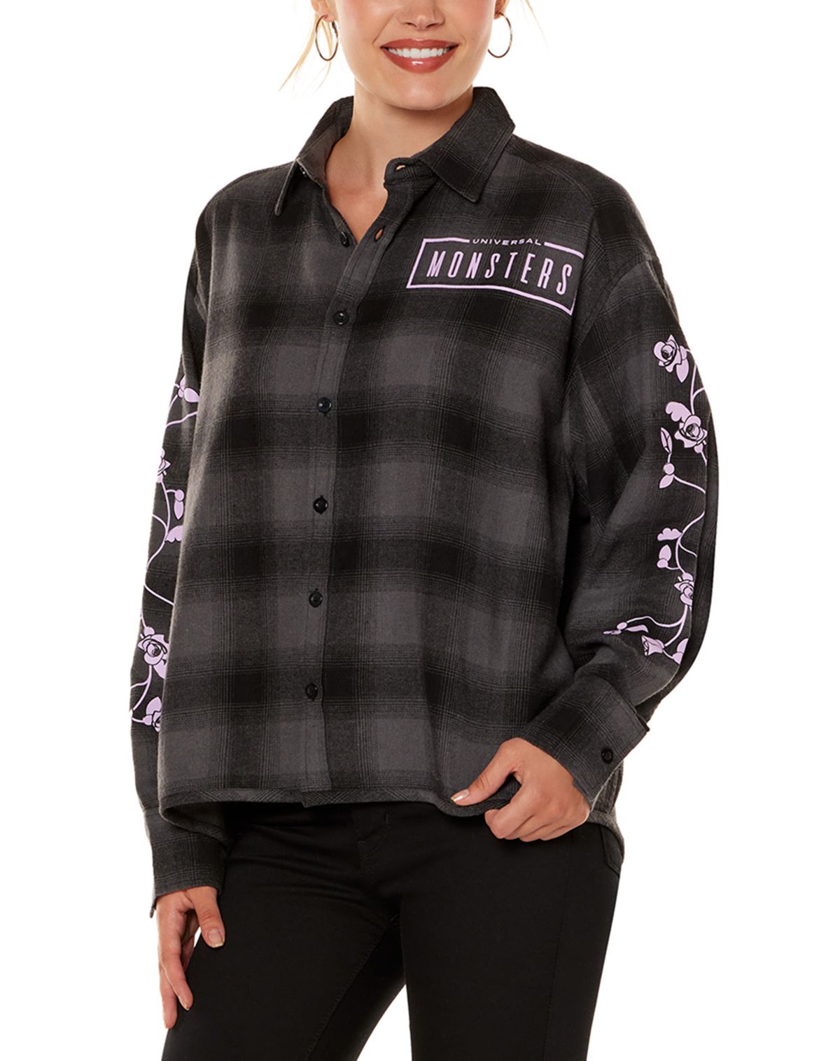 Bride of Frankenstein Flannel Shirt - Universal Monsters