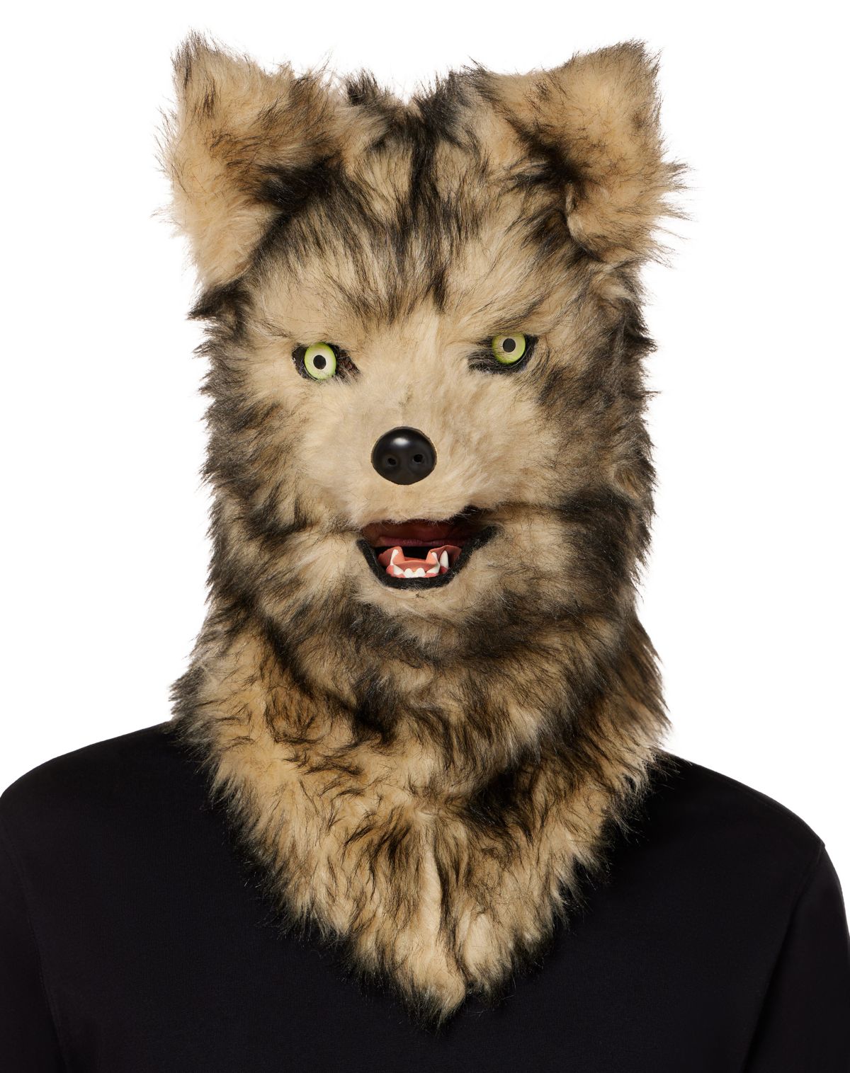 Moving Mouth Wolf Full Mask