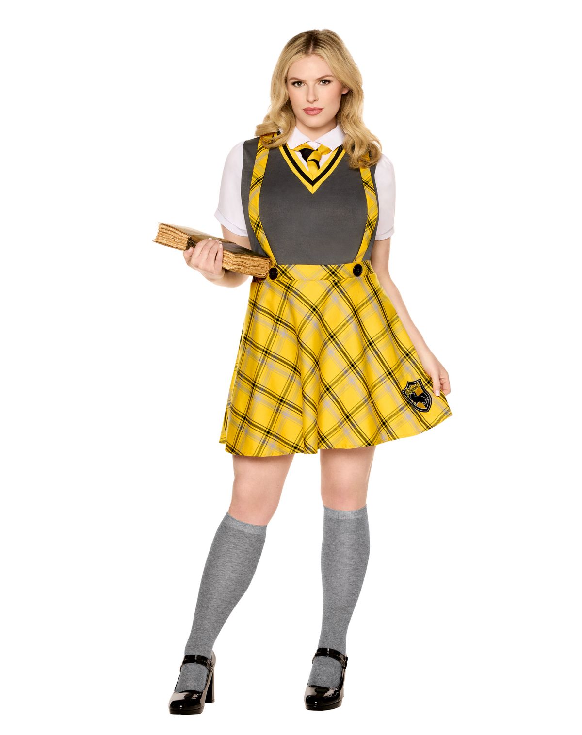 Adult Hufflepuff Plus Size Dress Costume - Harry Potter