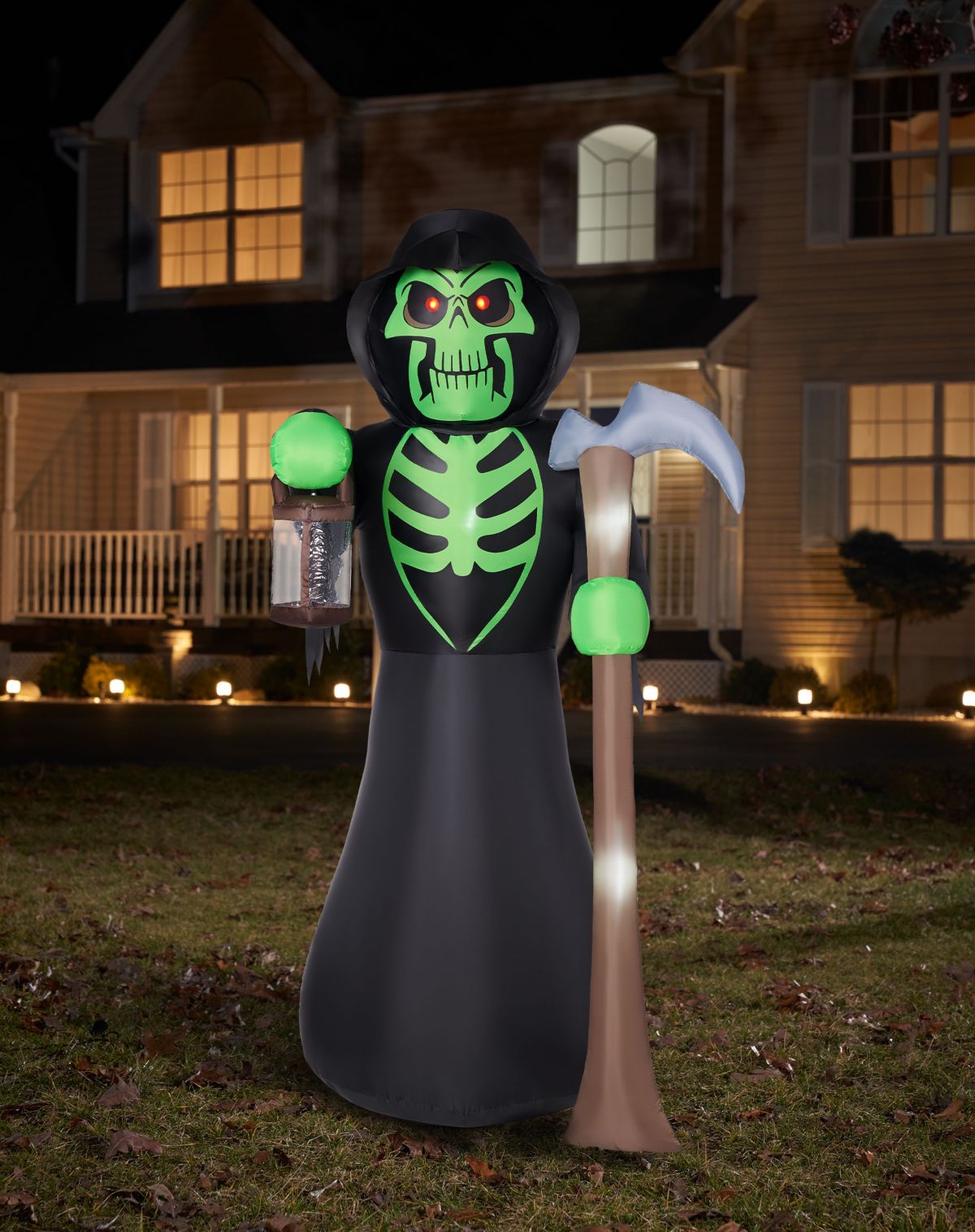 8 Ft Grim Reaper Light-Up Inflatable Decoration
