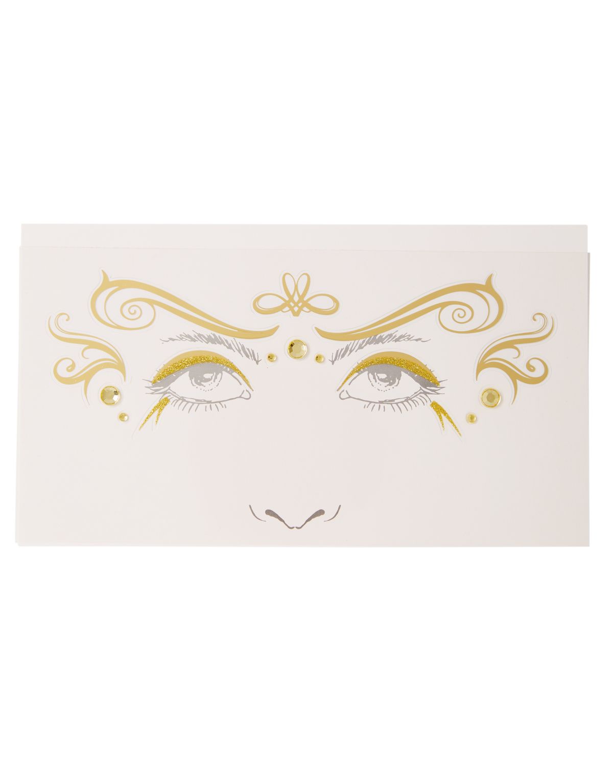Gold Roman Face Decals