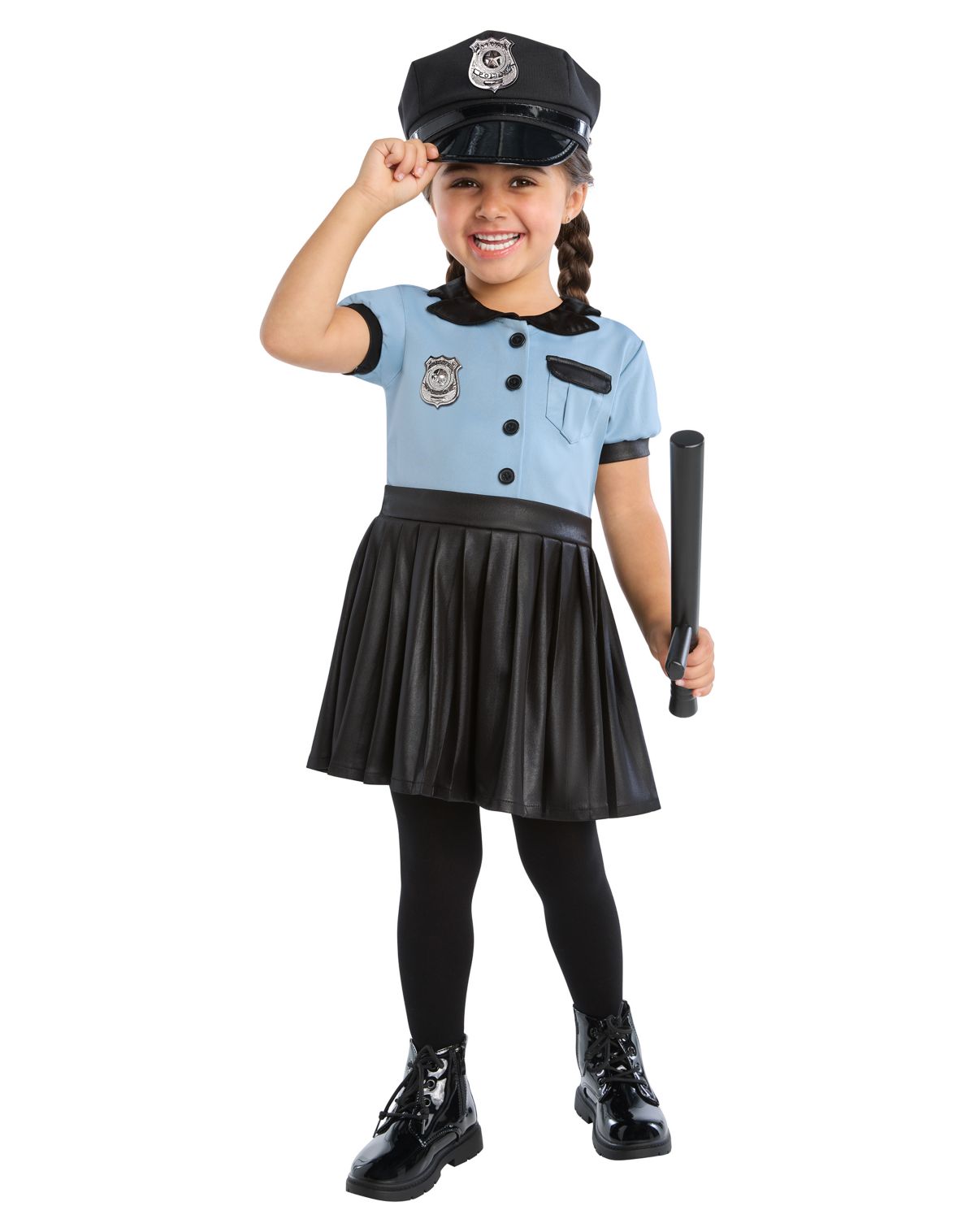 Toddler Police Dress Costume