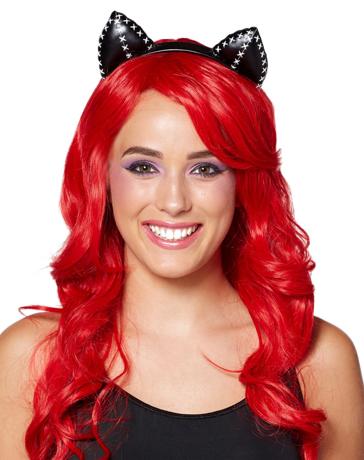 Stitched Cat Ear Headband
