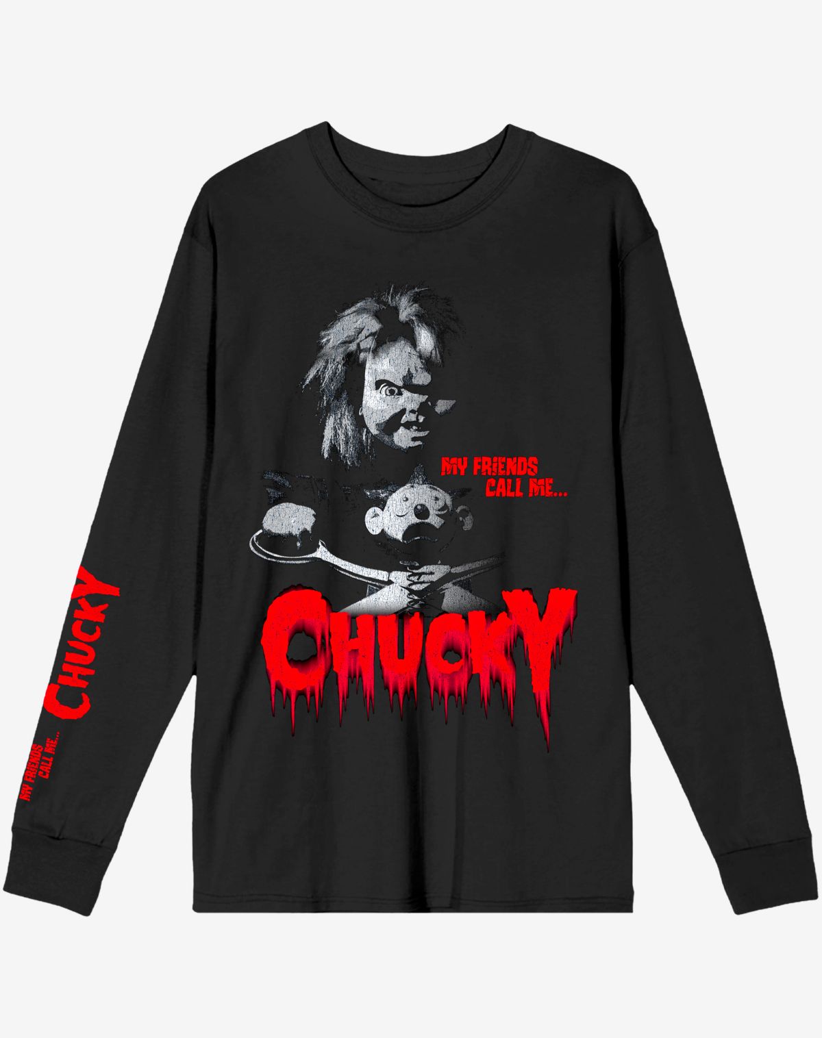 My Friends Call Me Chucky Long Sleeve T Shirt
