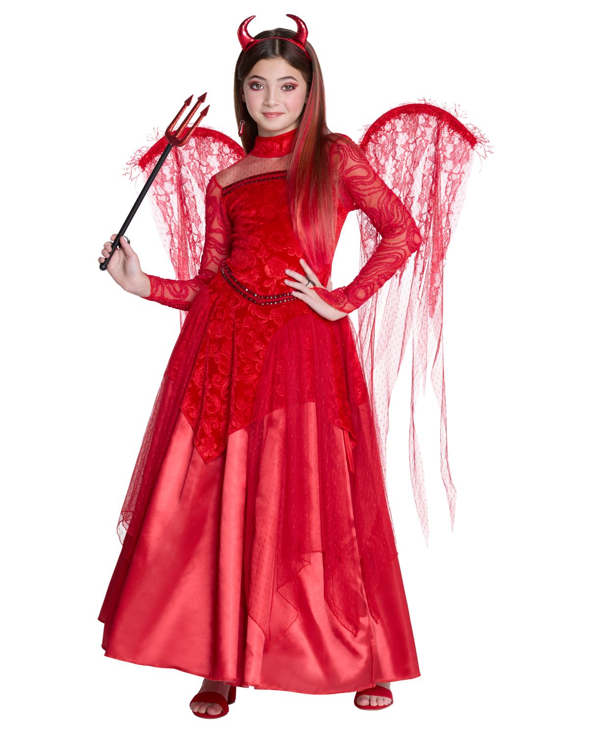 Kids Red Devil Dress Costume - The Signature Collection