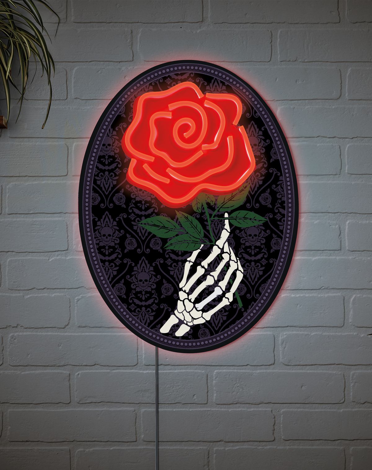 Undying Love Rose Neon LED Light-Up Sign